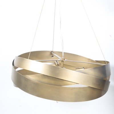Mid Century Modern-Style Brass Pendant Light Mid Century Modern-Style Brass Pendant Light