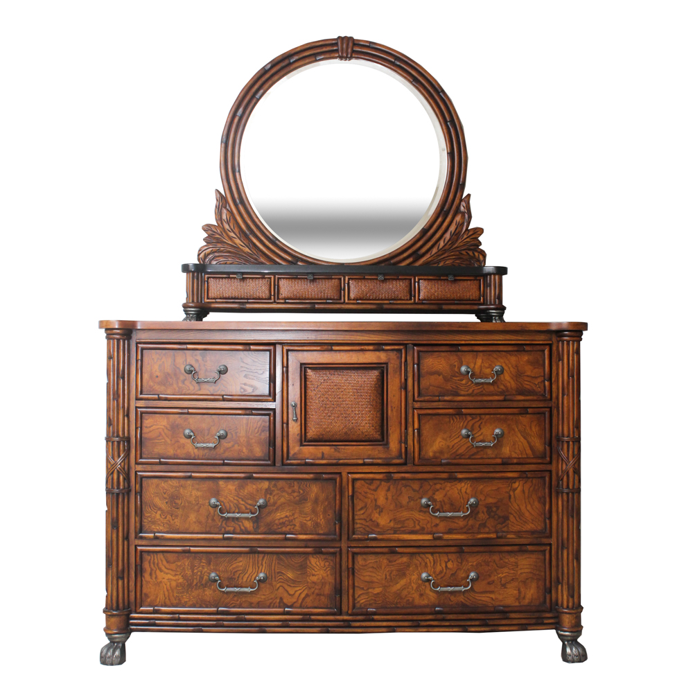 American Signature Dresser With Mirror Ebth