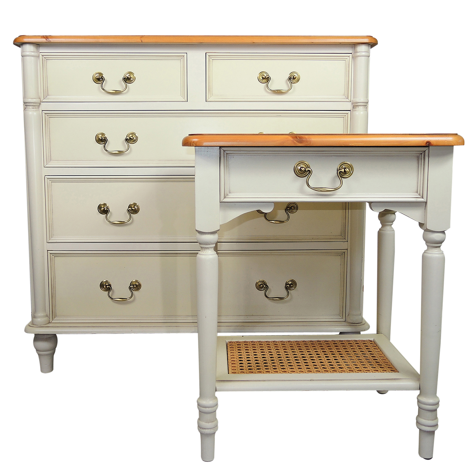 Laura Ashley Uk Chest Of Drawers And Night Stand Ebth