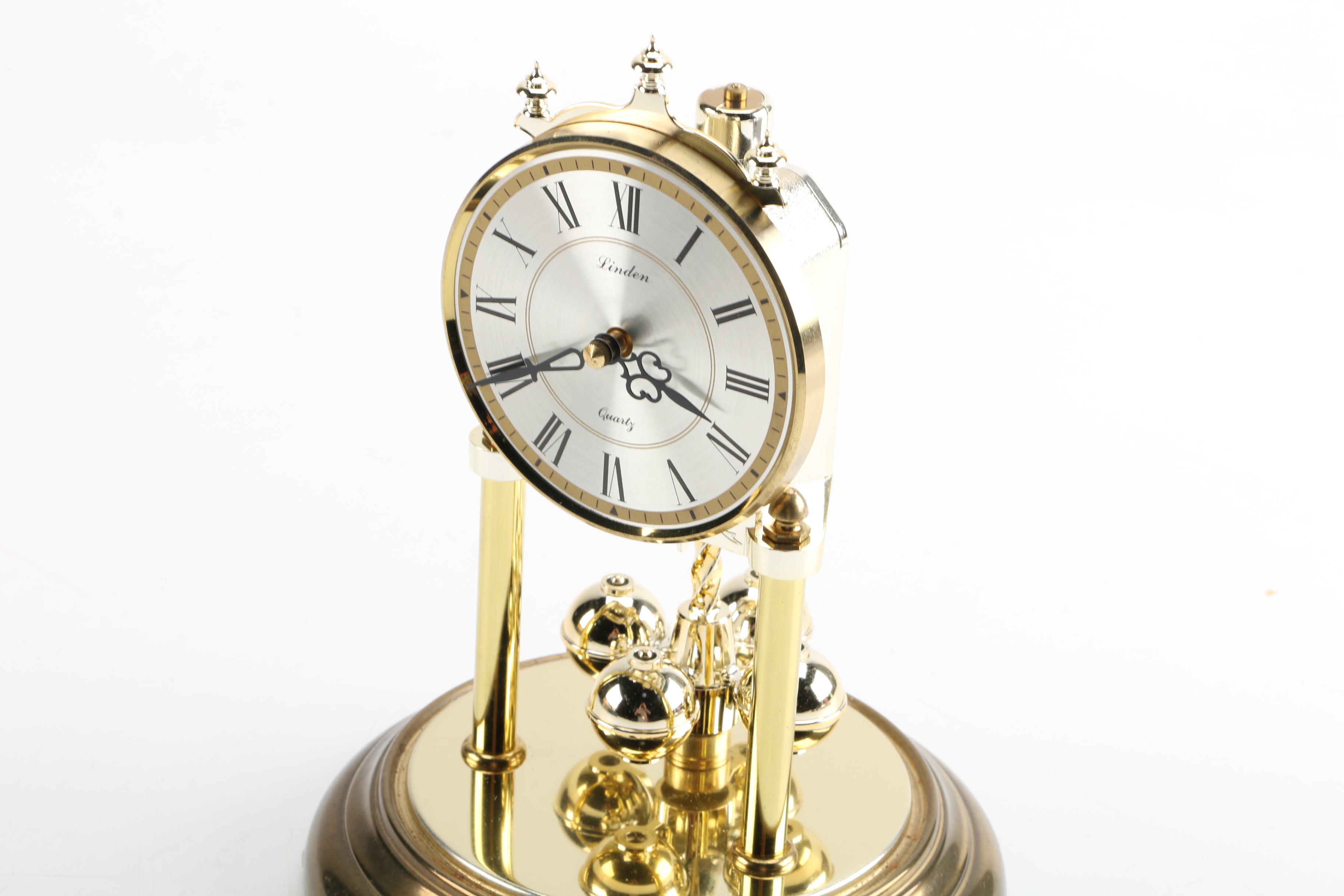 Linden Domed Quartz Anniversary Clock EBTH