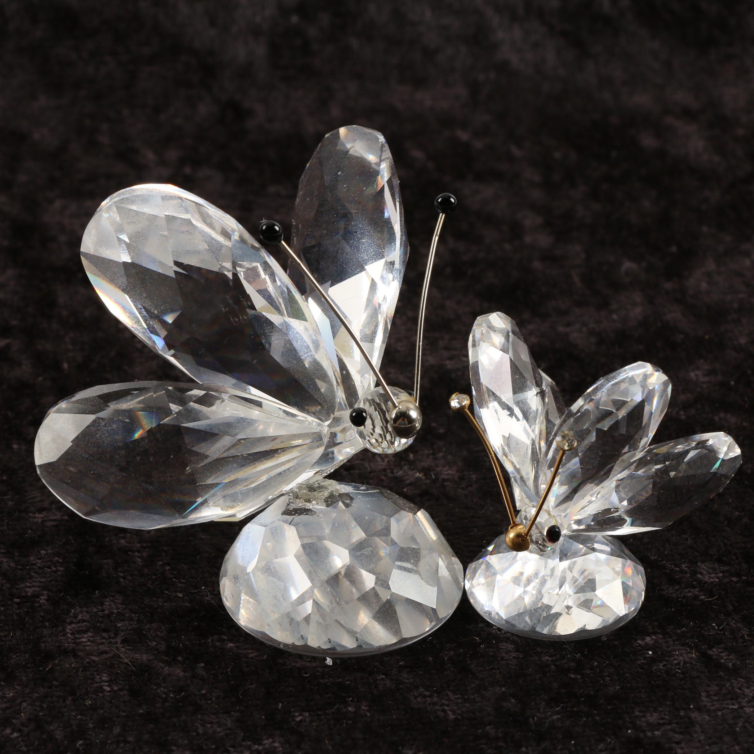 Vintage Swarovski Crystal Butterfly Figurines EBTH
