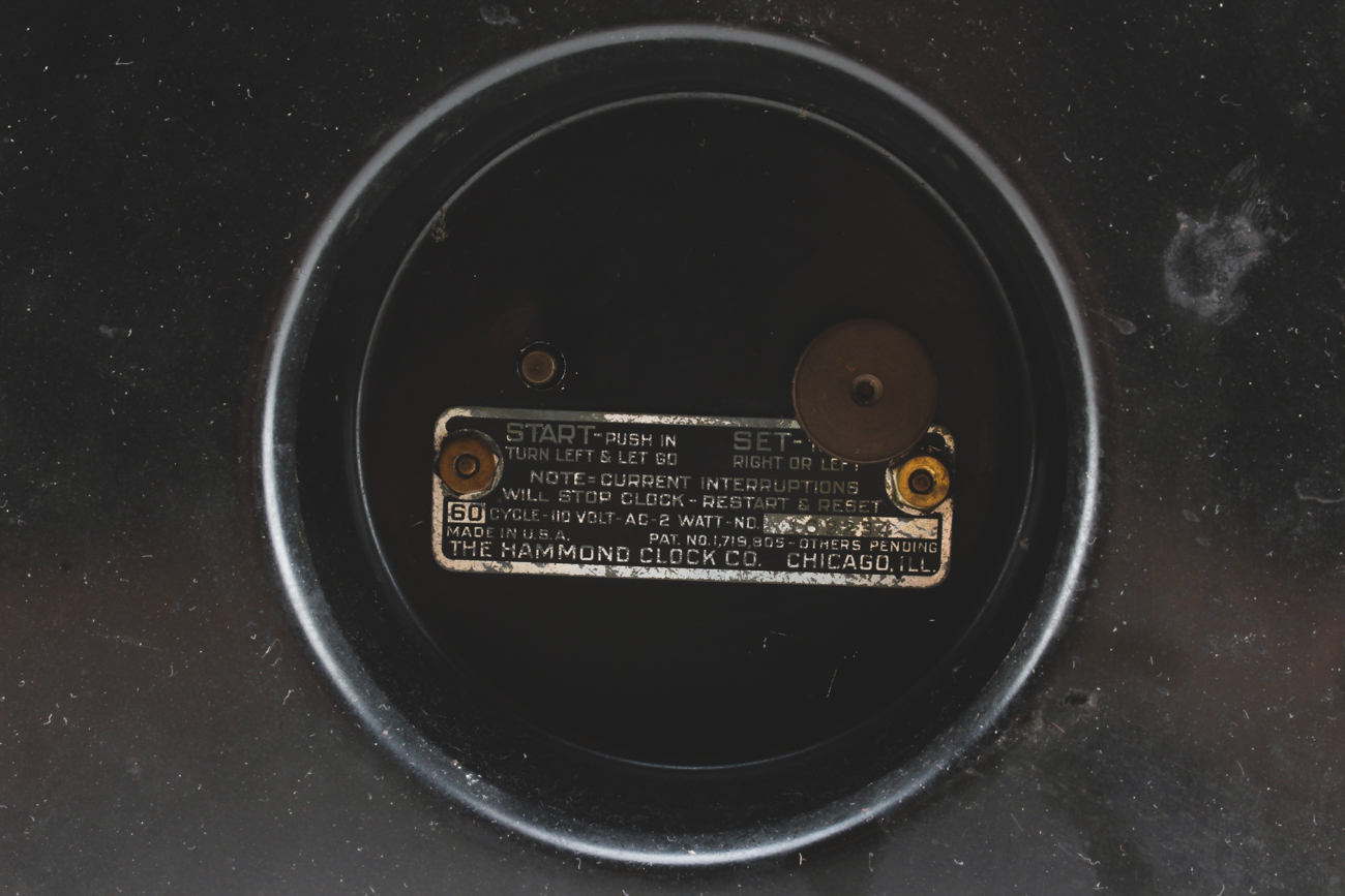 Hammond Electric Mantle Clock EBTH