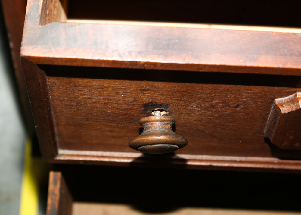 Antique Cherry Marble Top Chest EBTH
