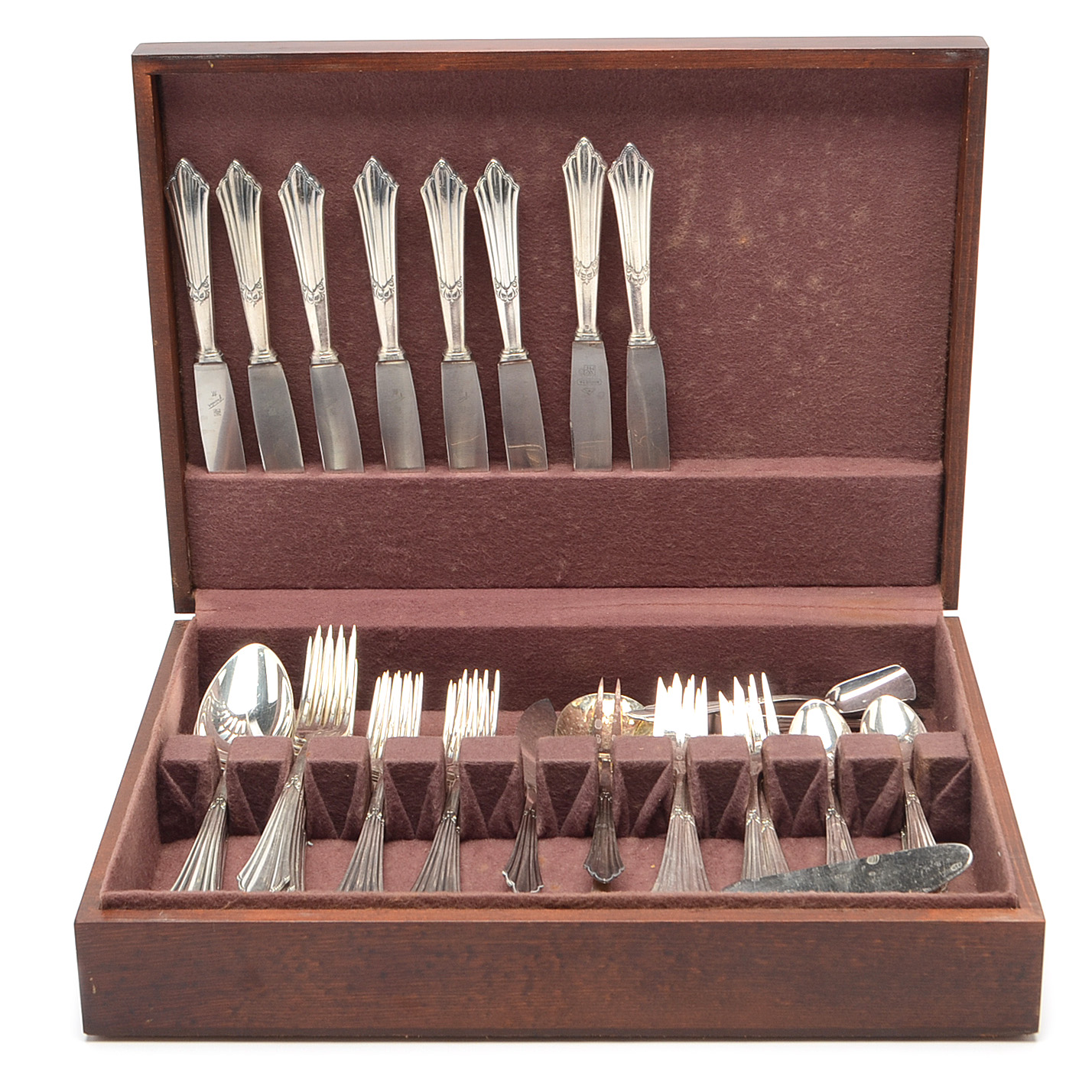 Silver Plated WMF "Facher" Silver Plate Flatware in Storage Chest EBTH