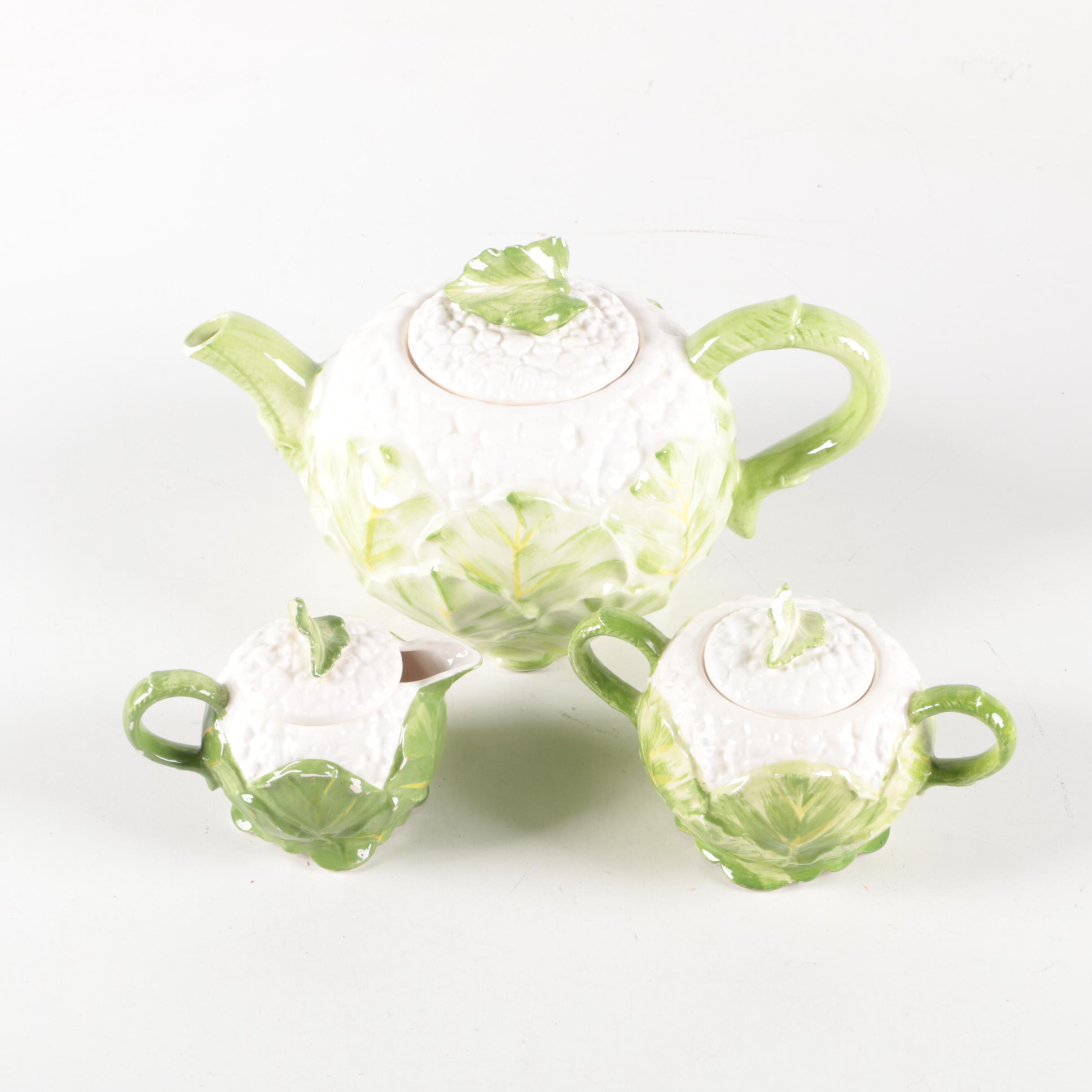 cabbage tea set