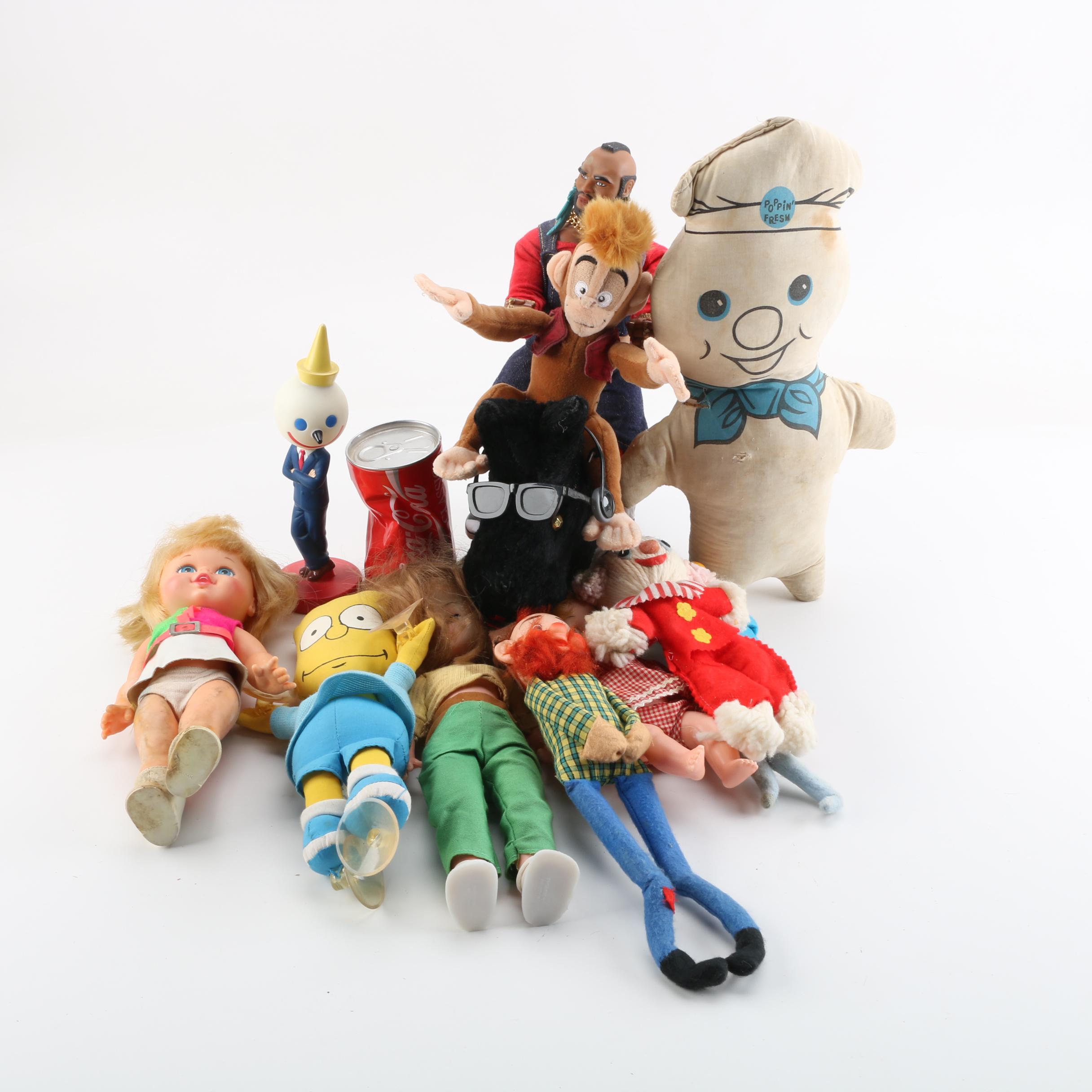 vintage stuffed dolls