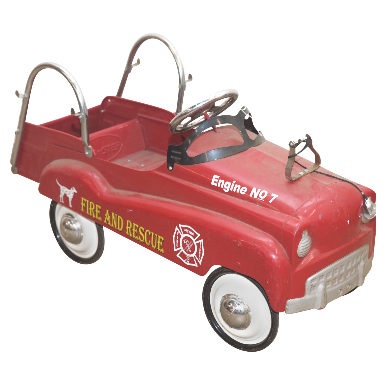 fire and rescue pedal car
