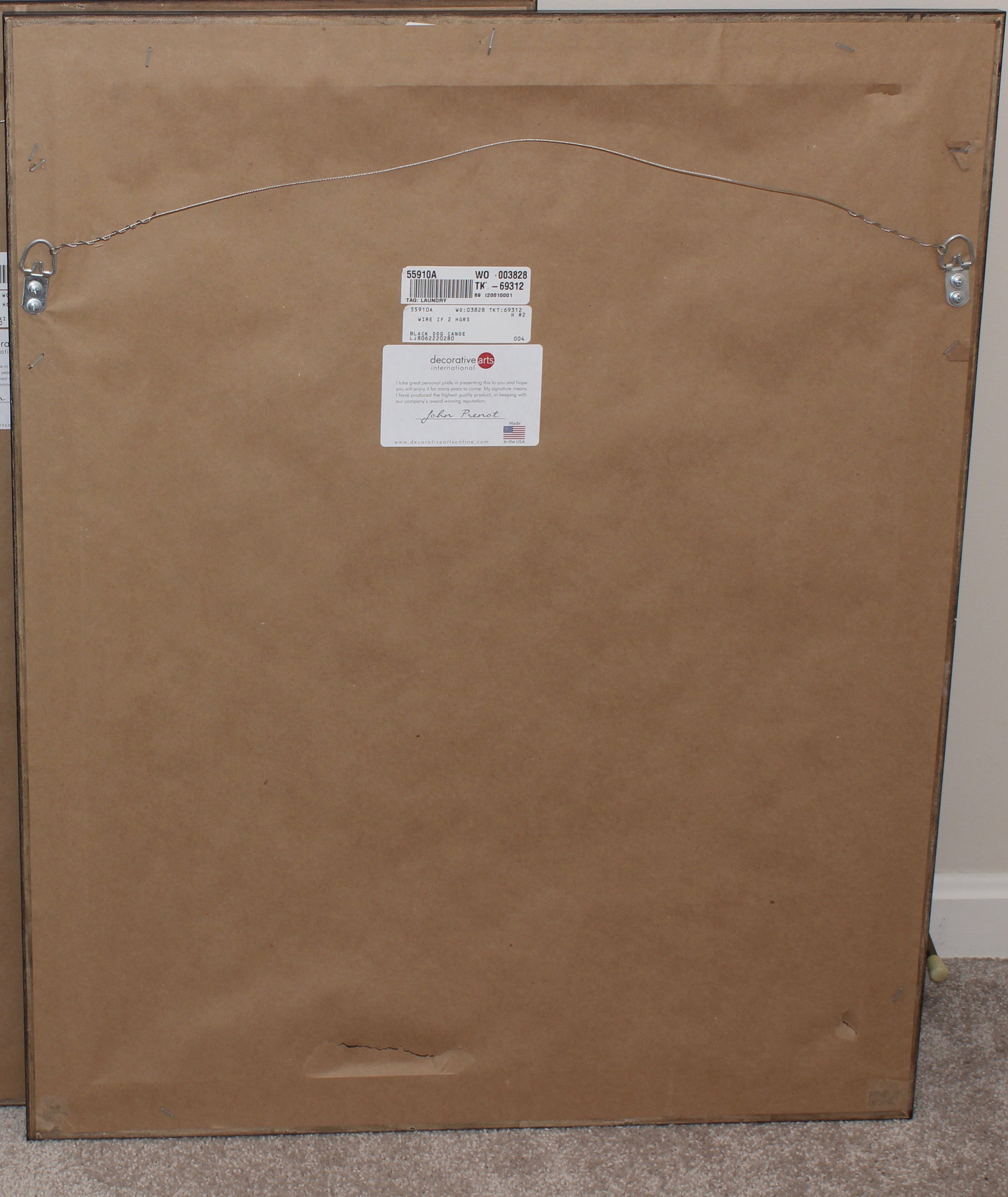 Black Dog Canoe Company Offset Lithograph EBTH