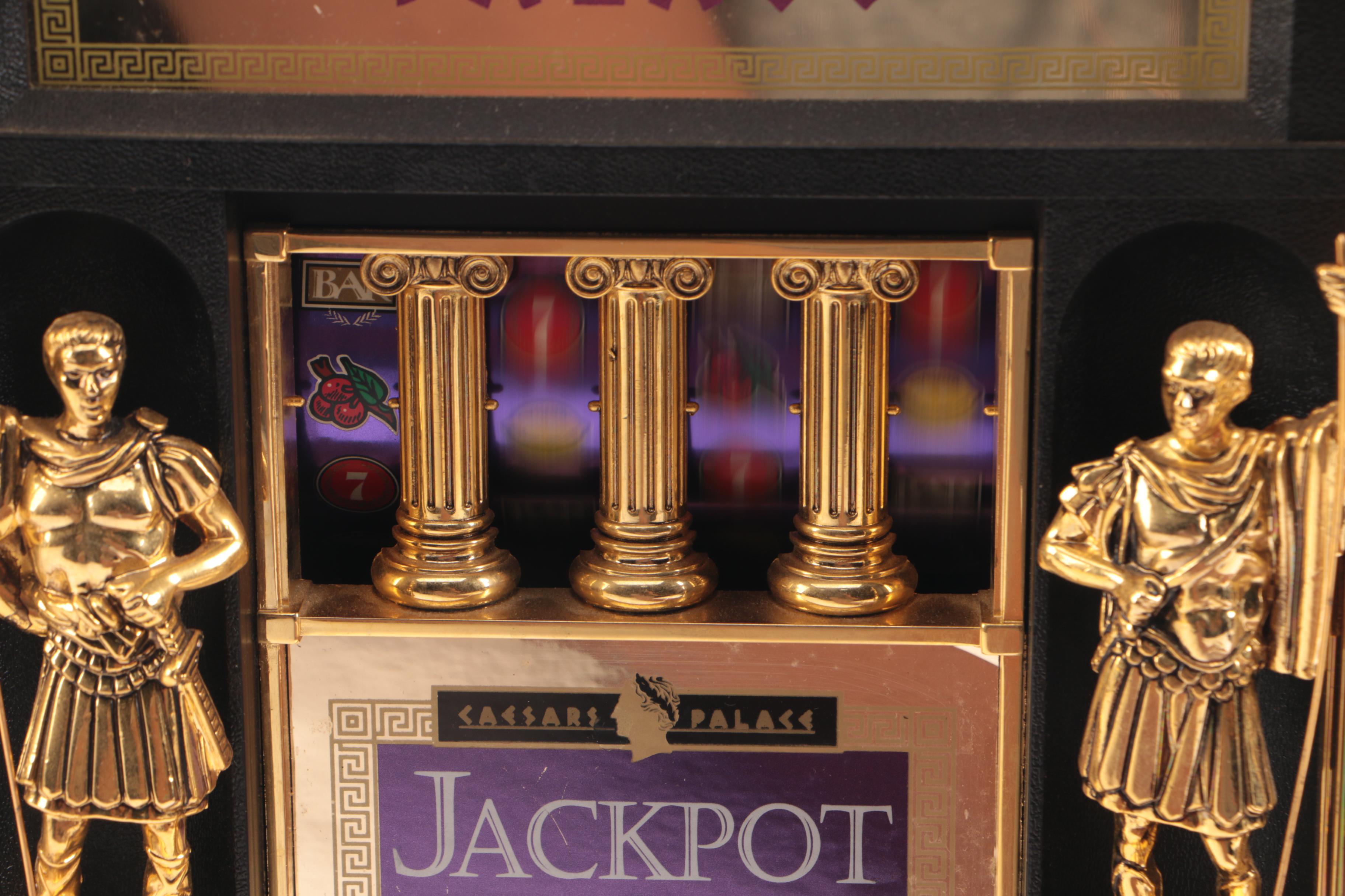 Franklin Mint "The Official Caesars Palace Slot Machine" Tabletop Game