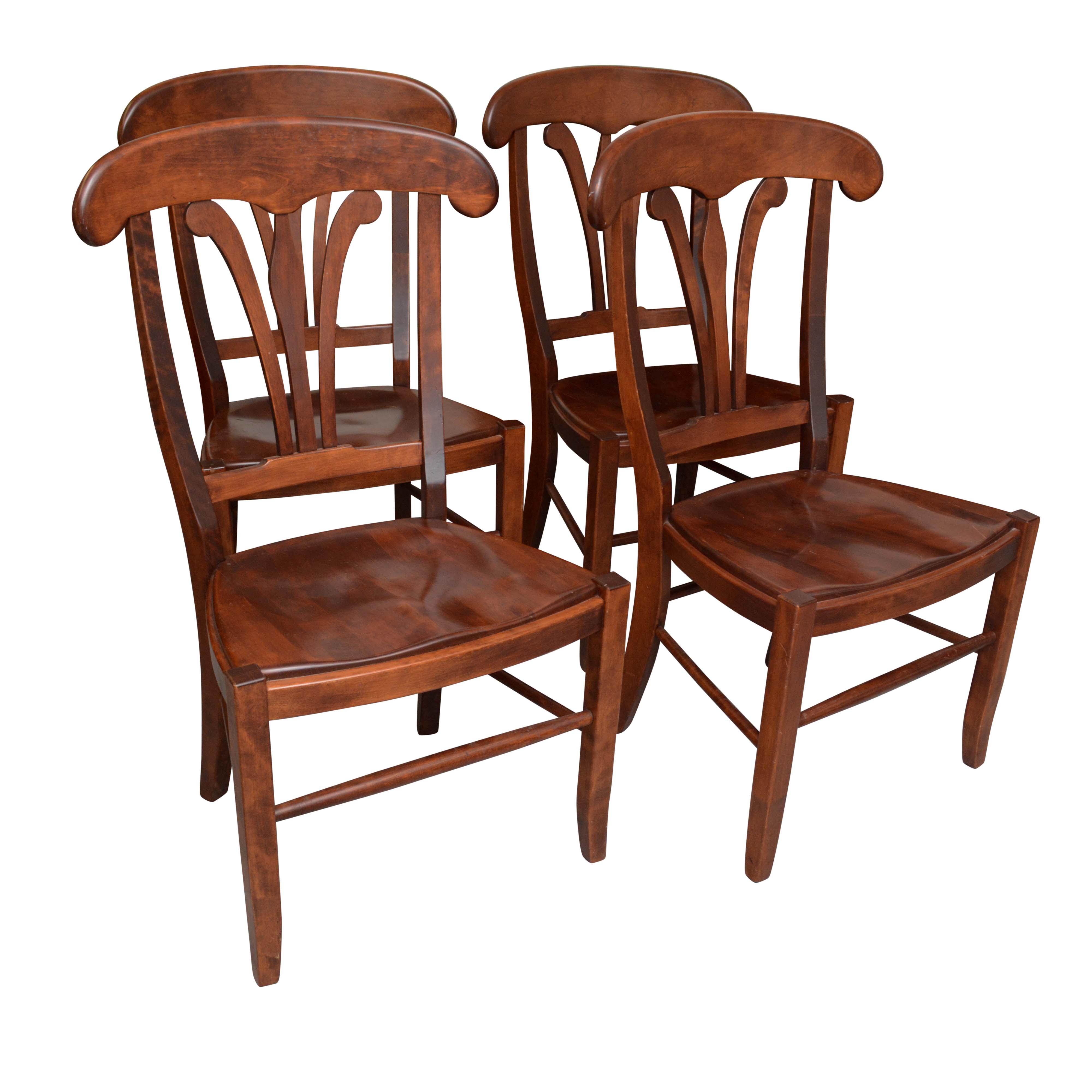 "Country Manor" Birch Side Chairs by Nichols & Stone EBTH