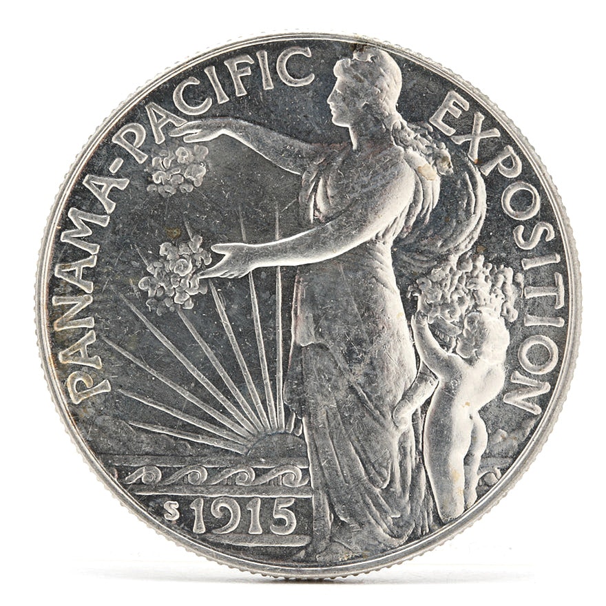 1915-S Panama Pacific Exposition Half Dollar Silver Commemorative
