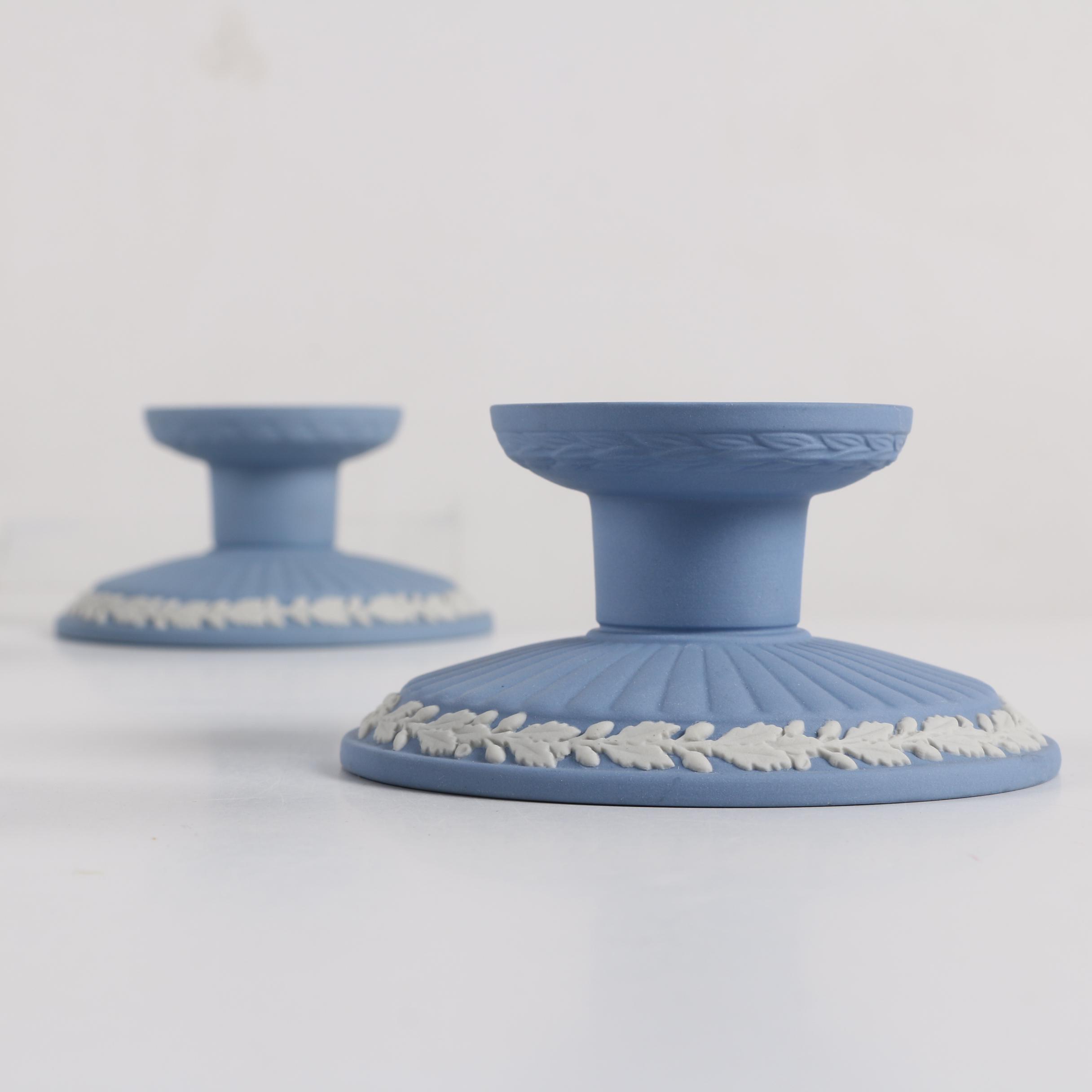 Wedgwood Jasperware Candle Holders EBTH