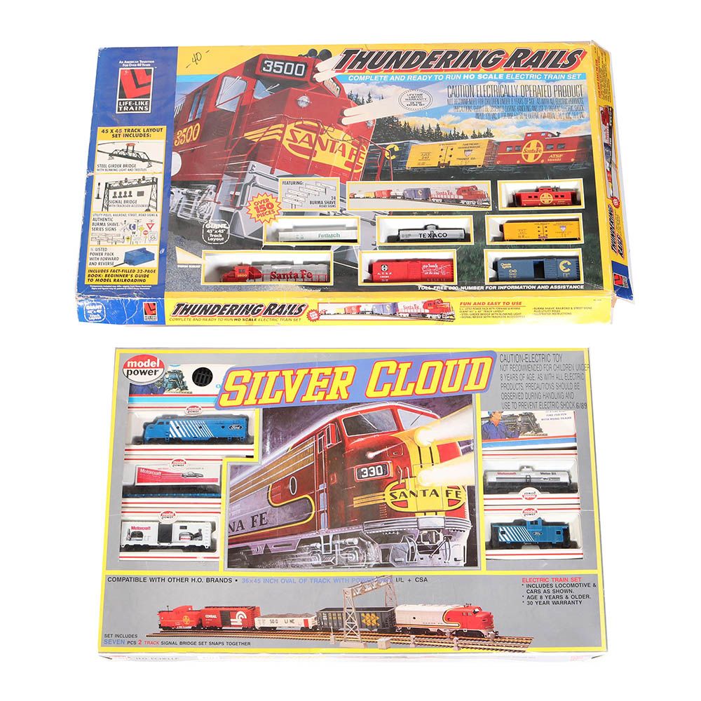 vintage electric train set