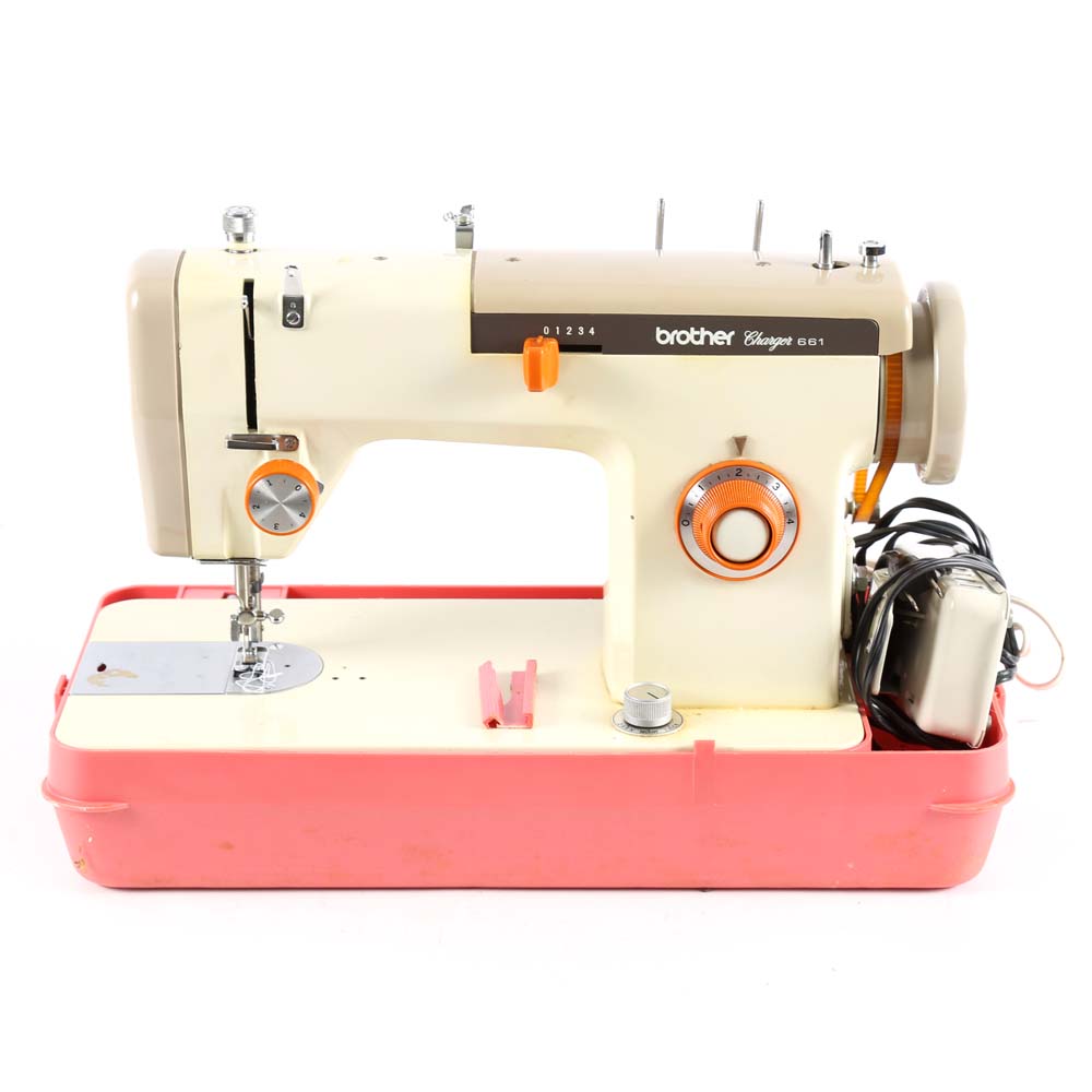 Vintage Brother Charger 661 Sewing Machine EBTH