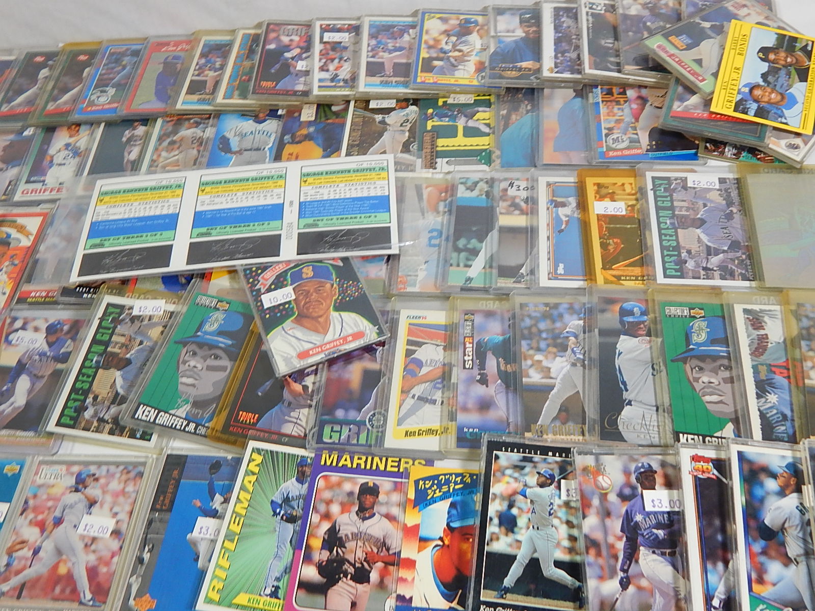 Over 80 Ken Griffey Jr. Baseball Insert Cards EBTH