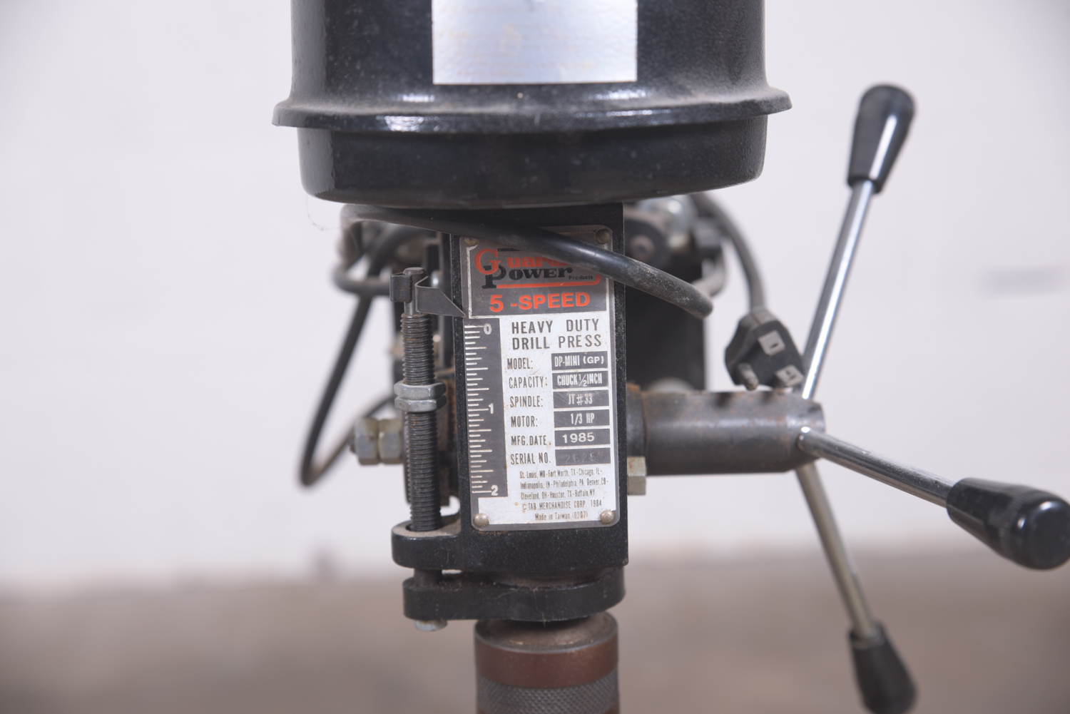 Vintage Guardian Power 5Speed Heavy Duty Drill Press EBTH