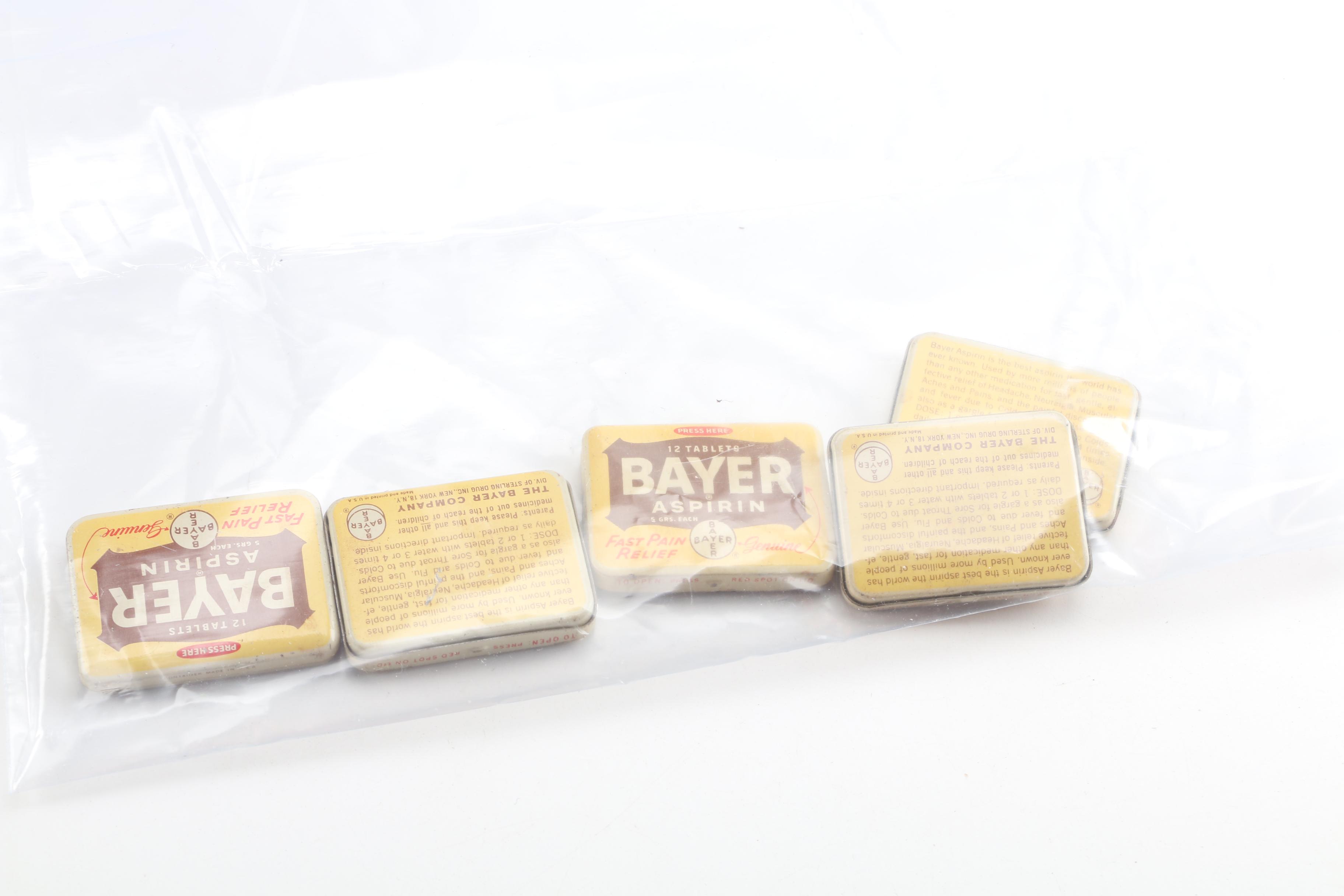 Vintage Bayer Aspirin Dispenser Vending Machine EBTH