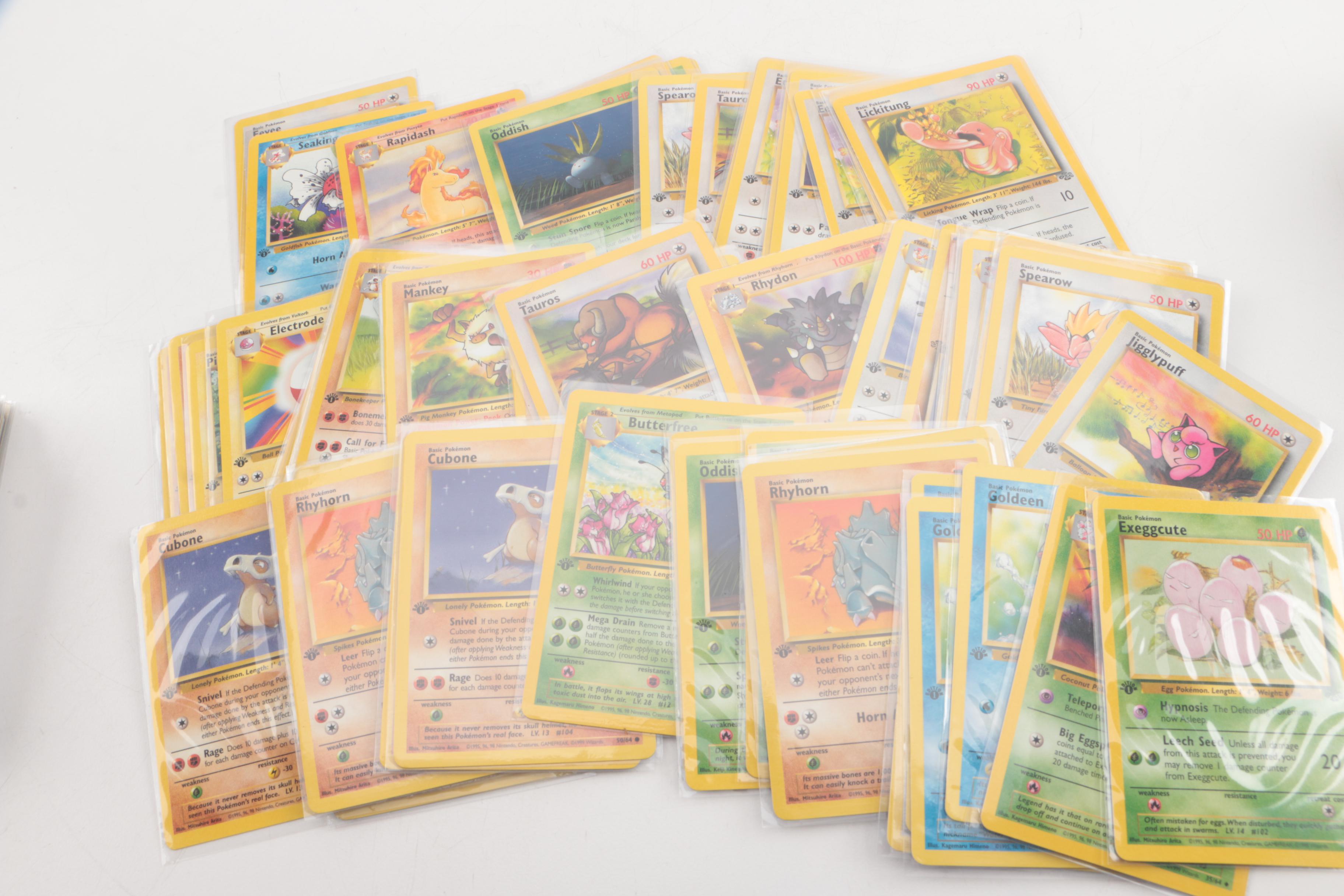 1999 Pokémon "Jungle Set" First Edition Trading Cards EBTH