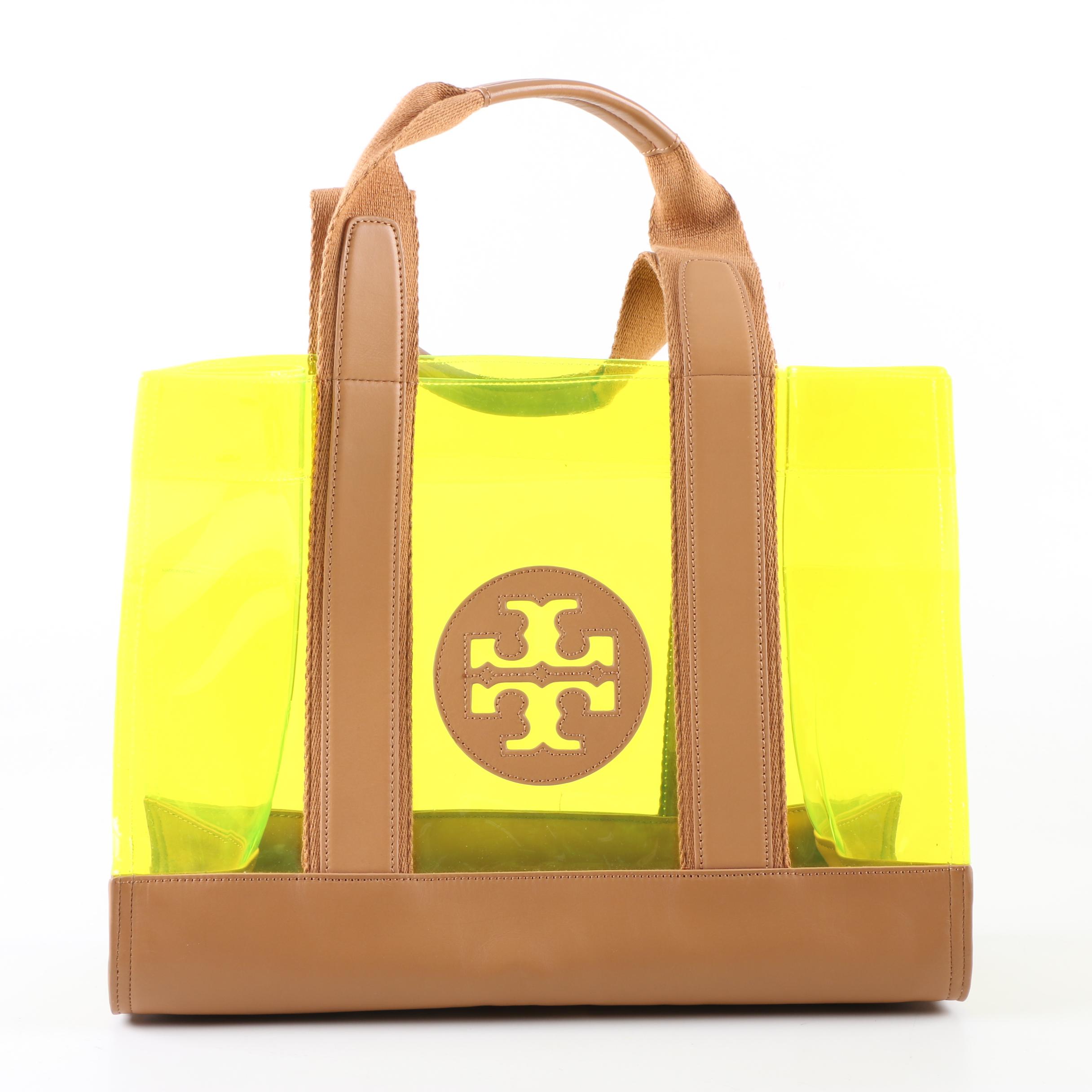 tory burch plastic tote