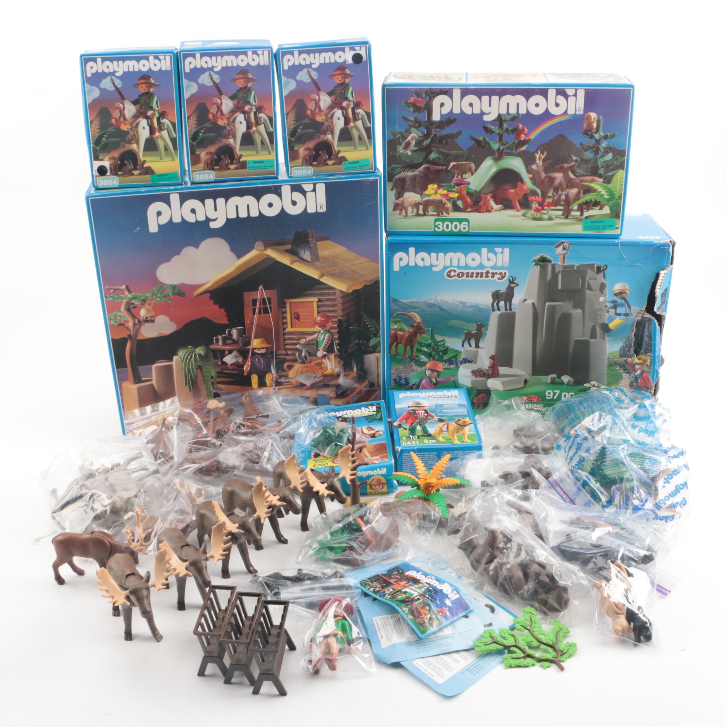 playmobil forest animals