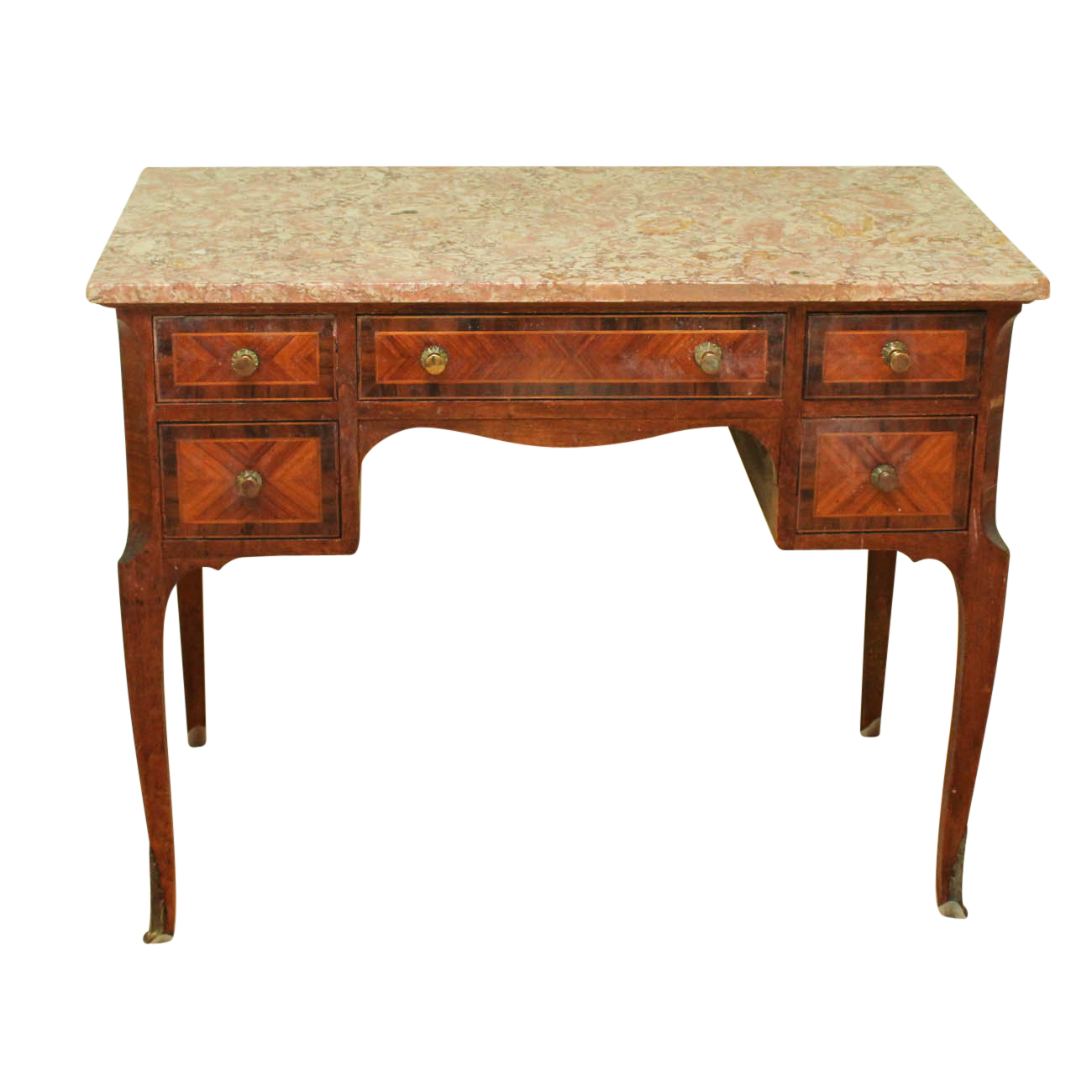Antique Marble Top Writing Desk Ebth