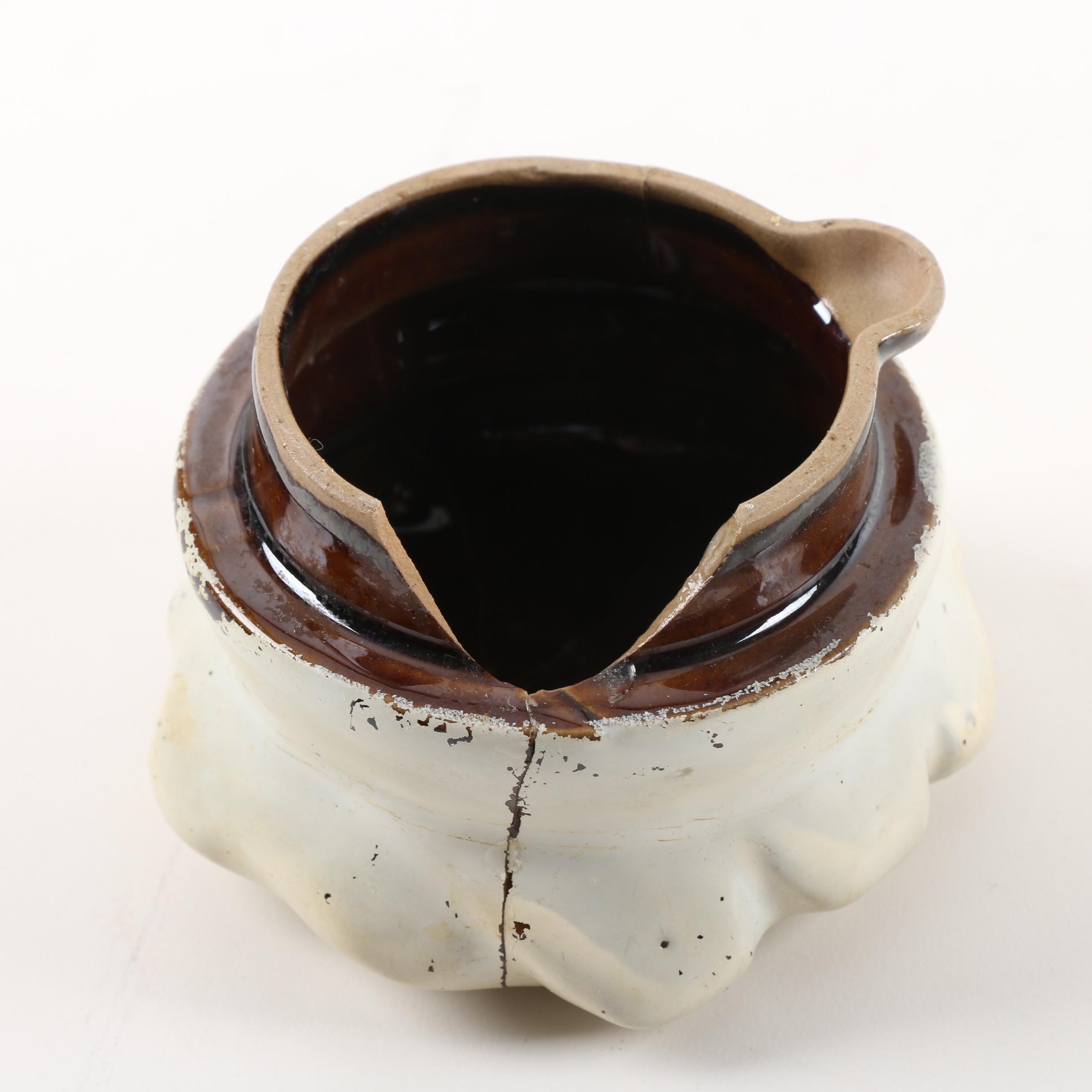 Vintage Tilso Japan "Bee on Nose" Chef Novelty Teapot EBTH