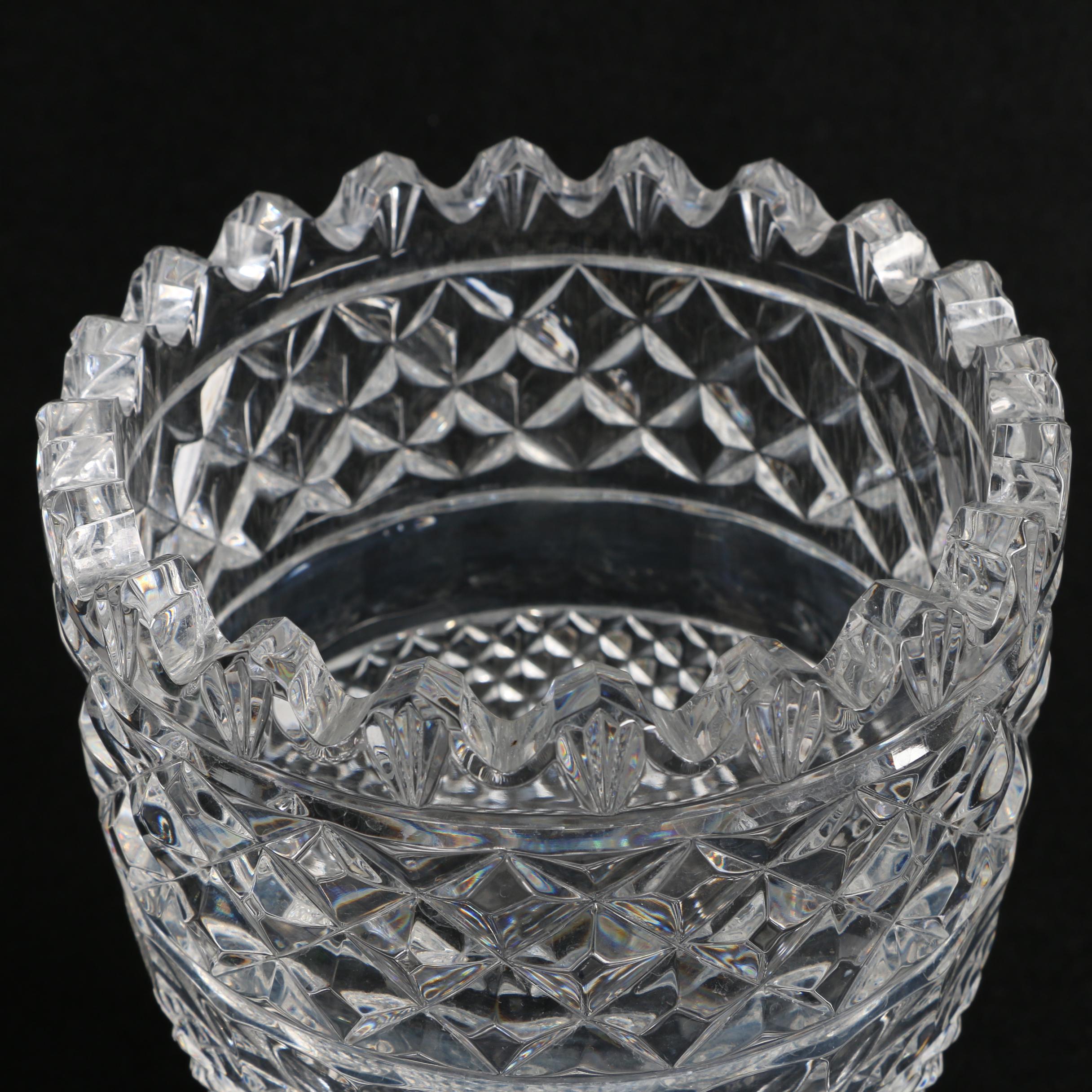 Waterford Crystal Pedestal Vase EBTH