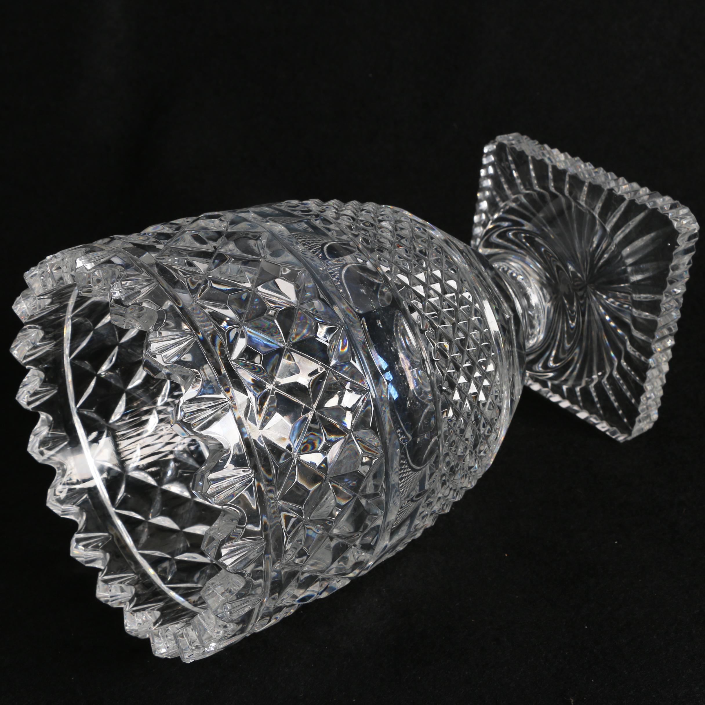 Waterford Crystal Pedestal Vase EBTH