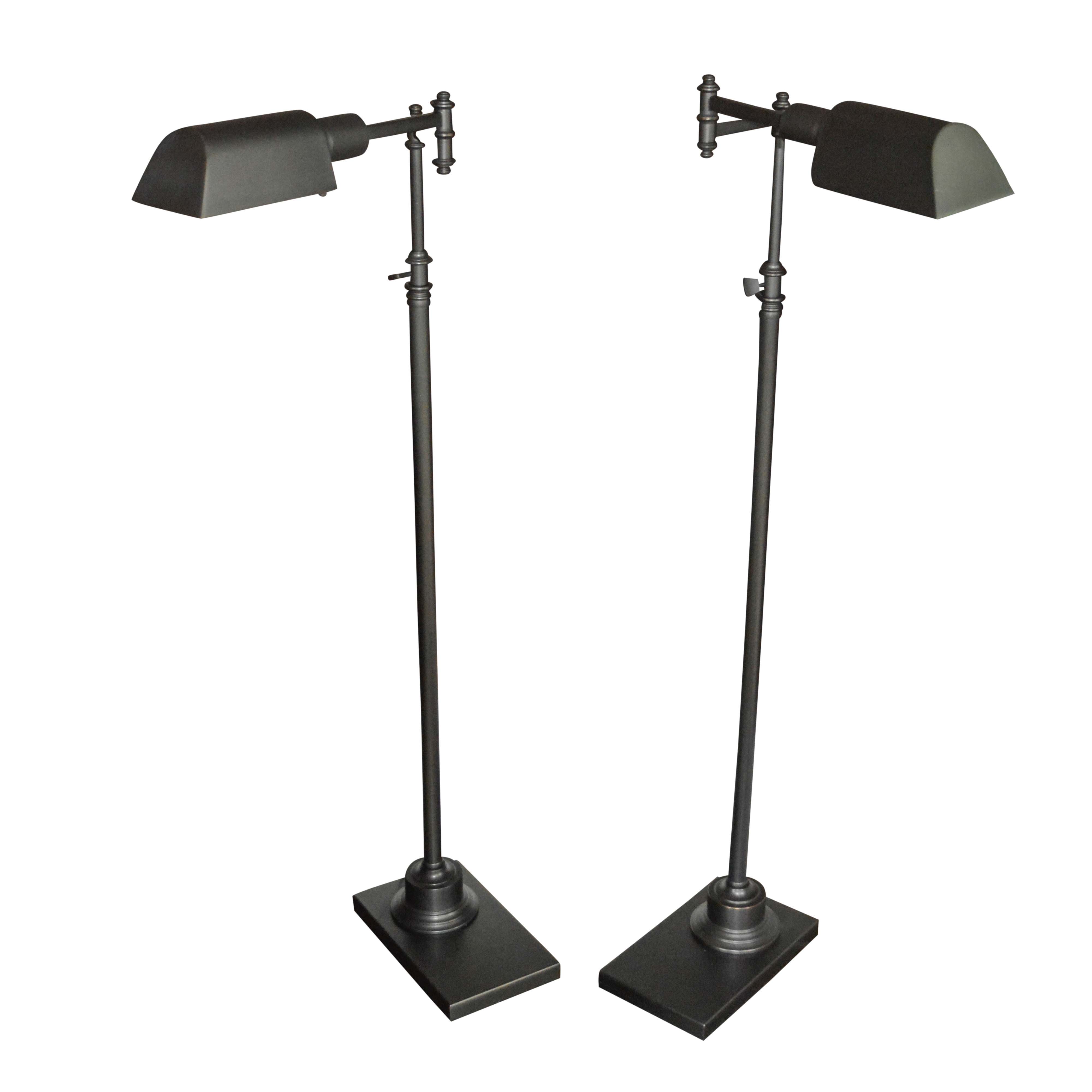 Restoration Hardware Black Finish Metal Swing Arm Task ...
