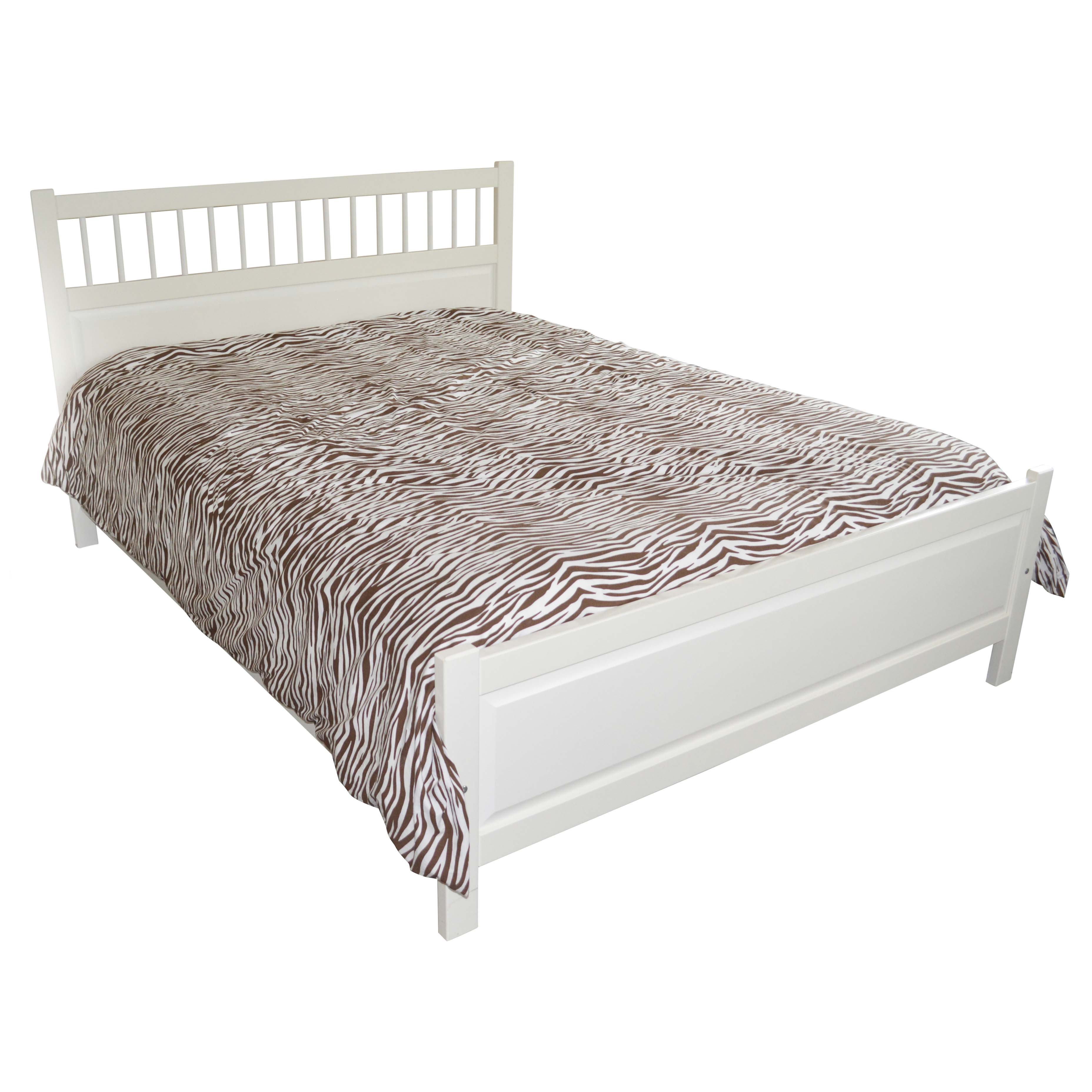 Contemporary White Queen Size Bed Frame EBTH