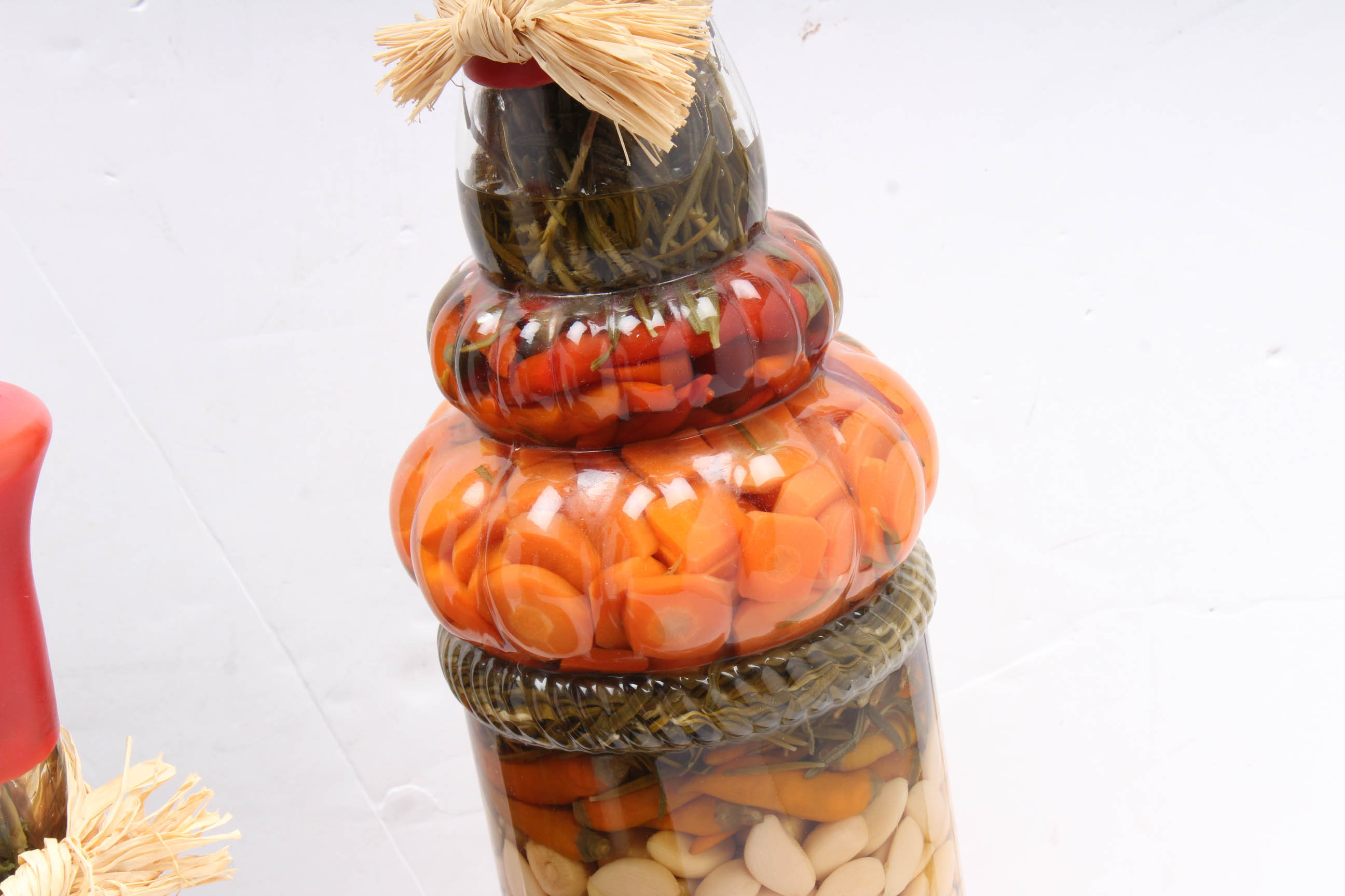Decorative Pickled Vegetables in Glass Jars EBTH