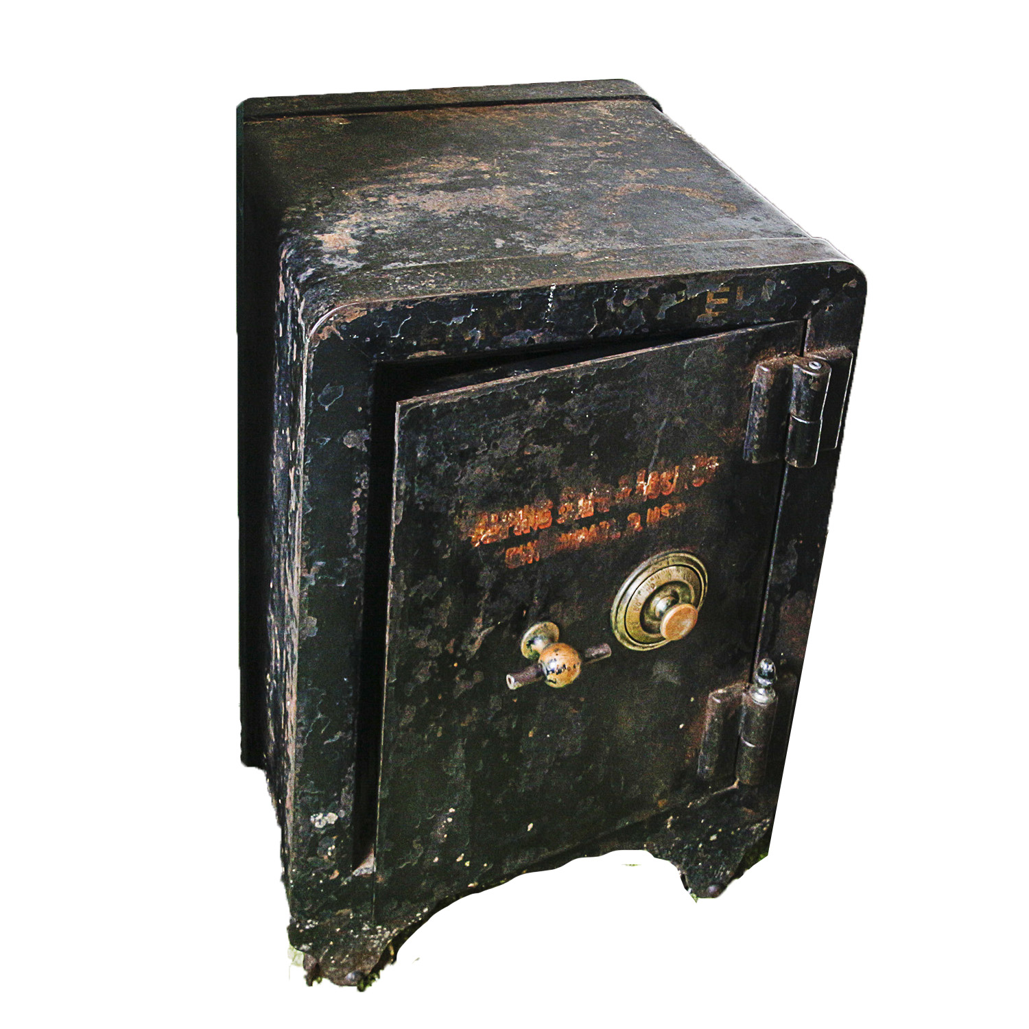 Antique Alpine Safe & Lock Co. Cast Iron Floor Safe EBTH
