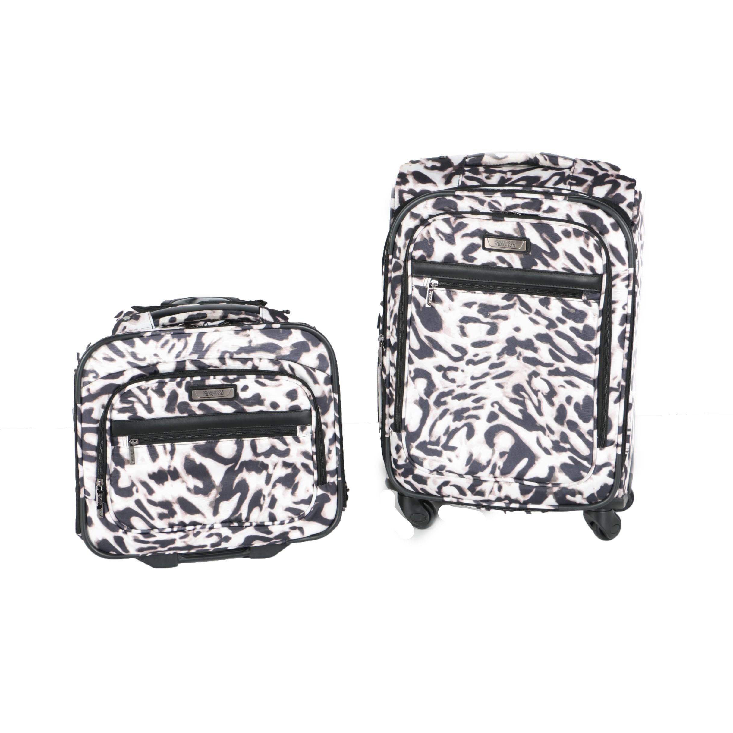 leopard print carry on suitcase