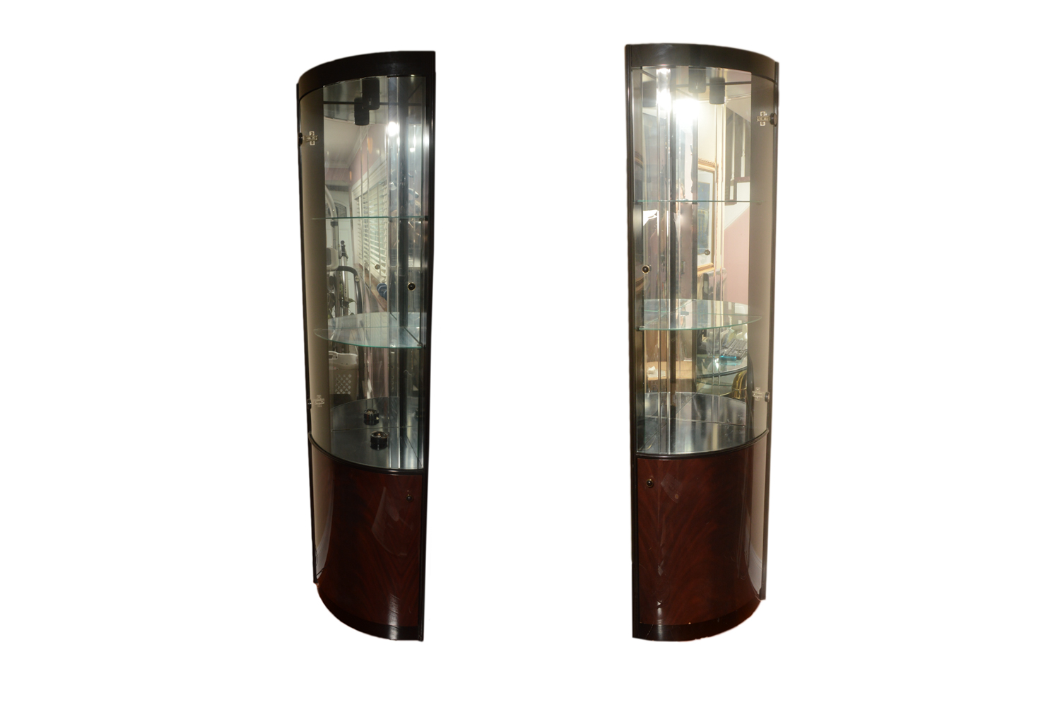 Contemporary Corner Curio Cabinets By Fbl Pesaro Italy Ebth