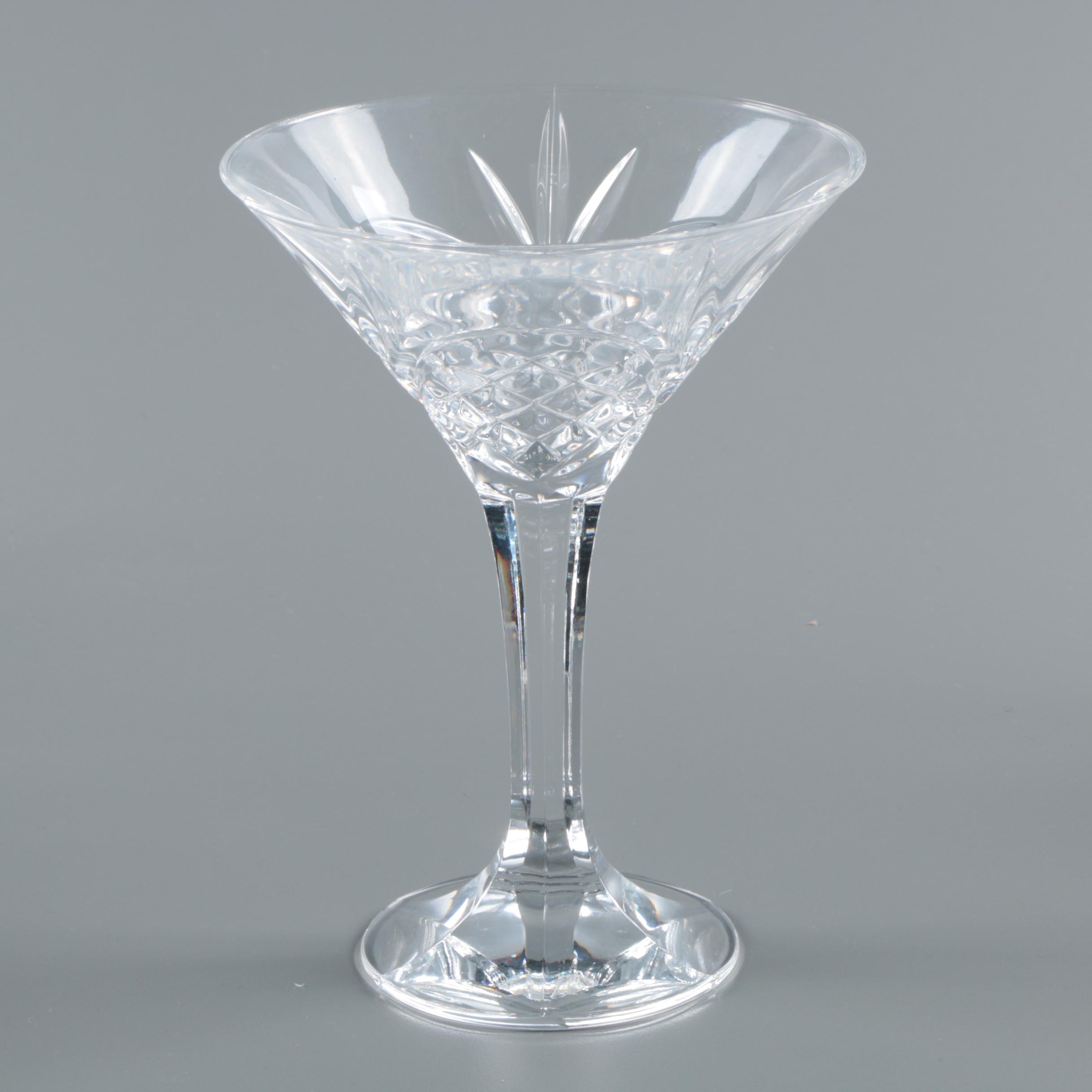 Godinger "Dublin" Shannon Collection Crystal Martini Glasses EBTH