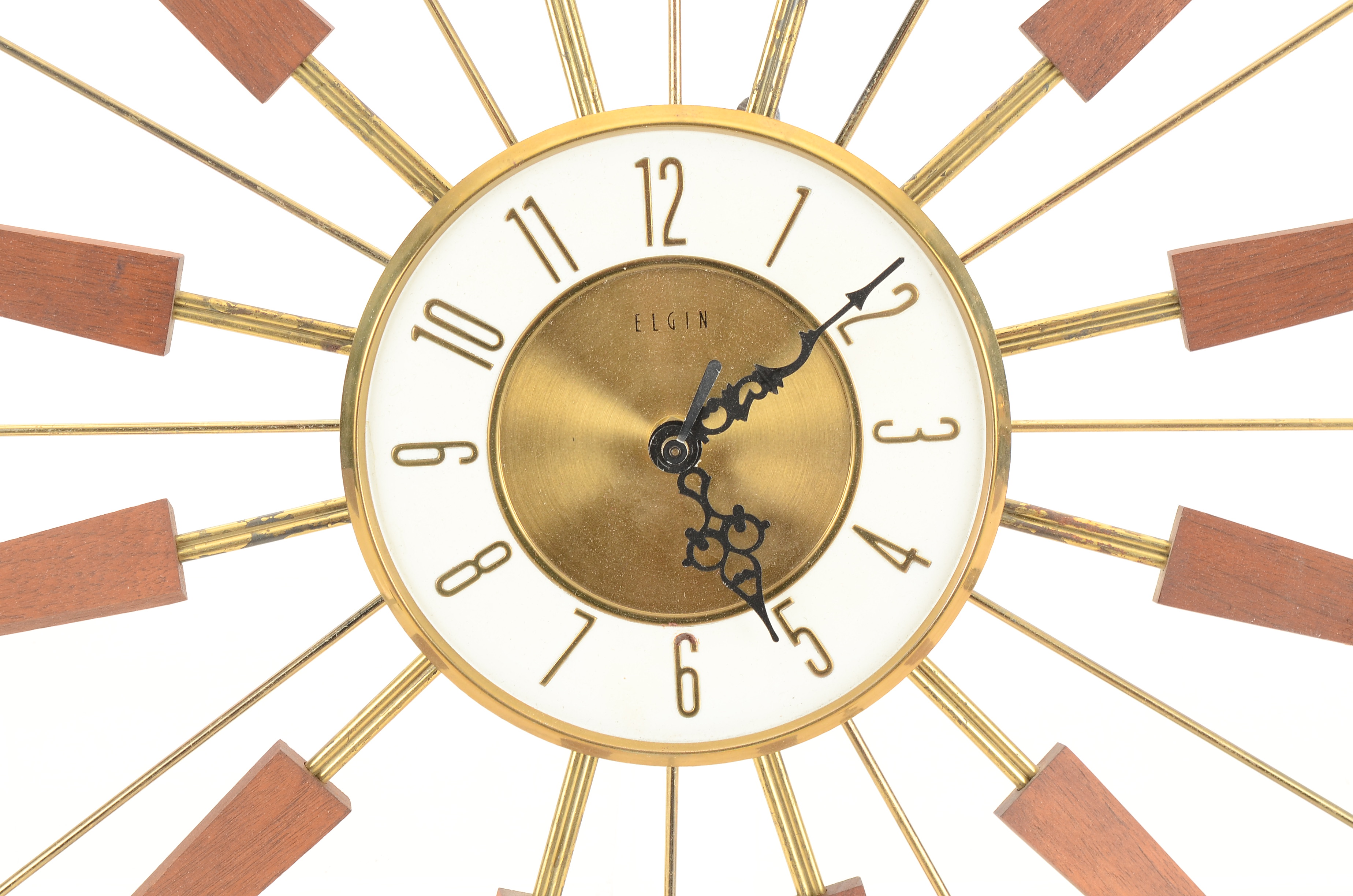 Elgin Sunburst Wall Clock EBTH