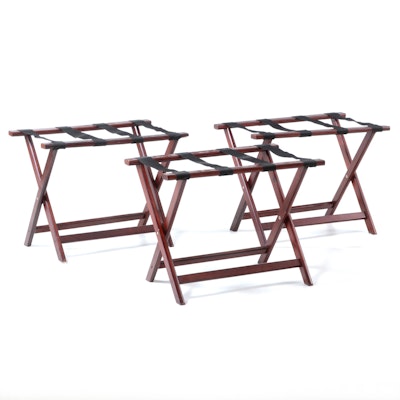 Three Folding Luggage Stands Three Folding Luggage Stands