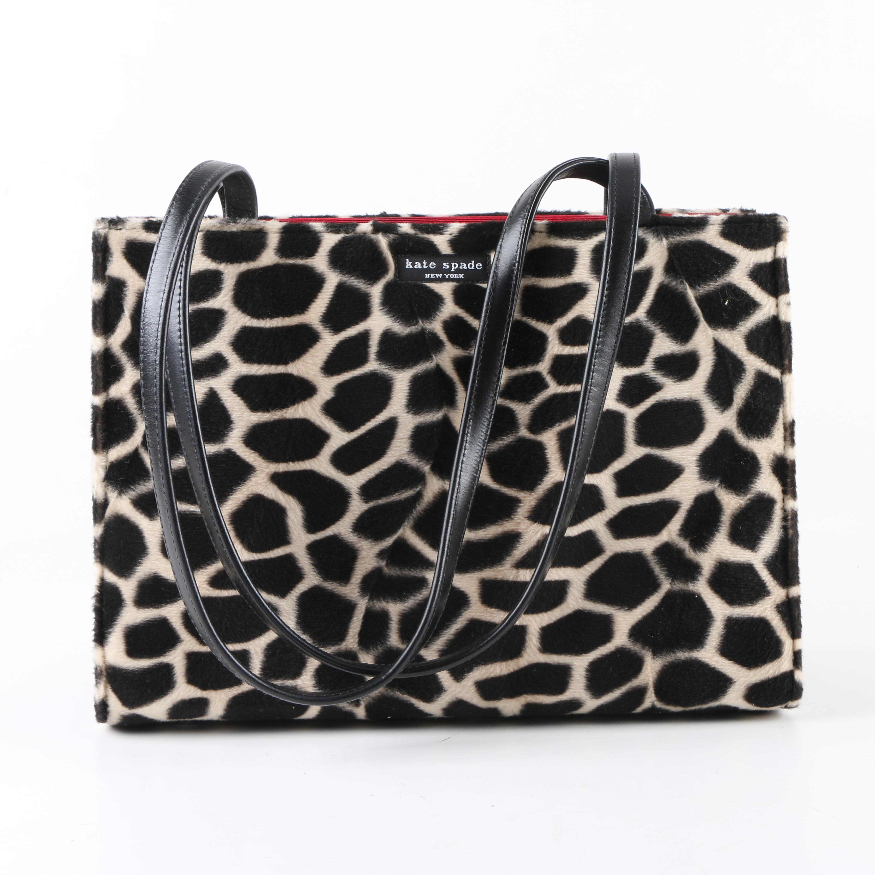kate spade giraffe purse