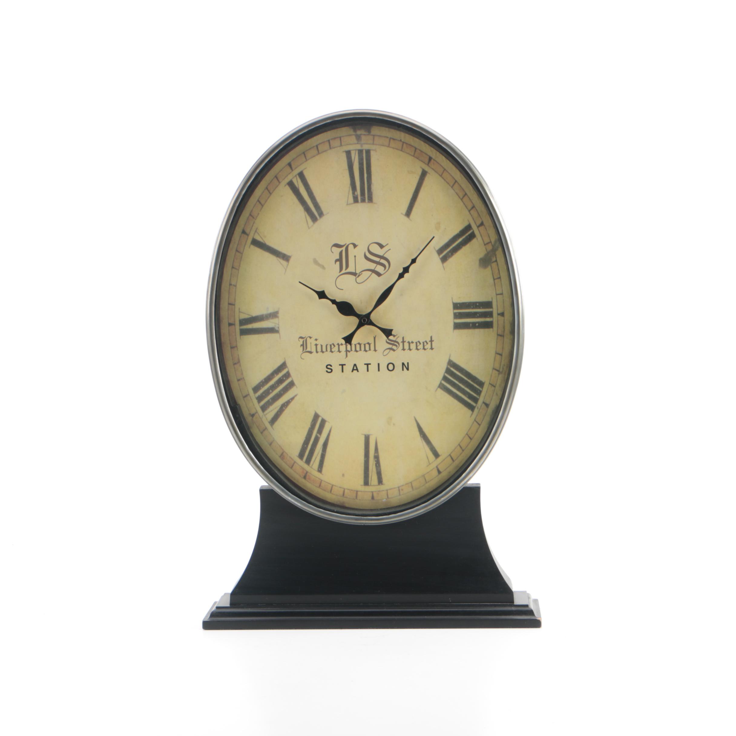 Contemporary "Liverpool Street Station" Mantel Clock EBTH