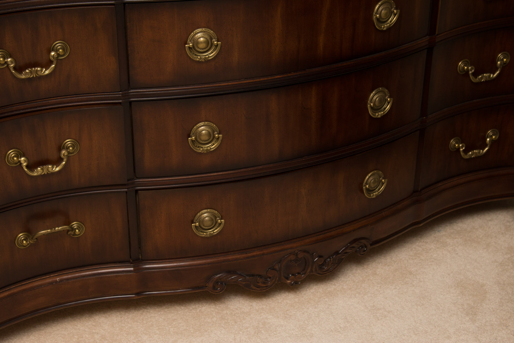 Bernhardt Marble Top Dresser EBTH