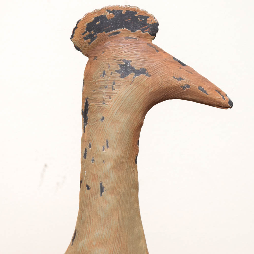 Folk Art Chicken Sculpture and Figurine EBTH