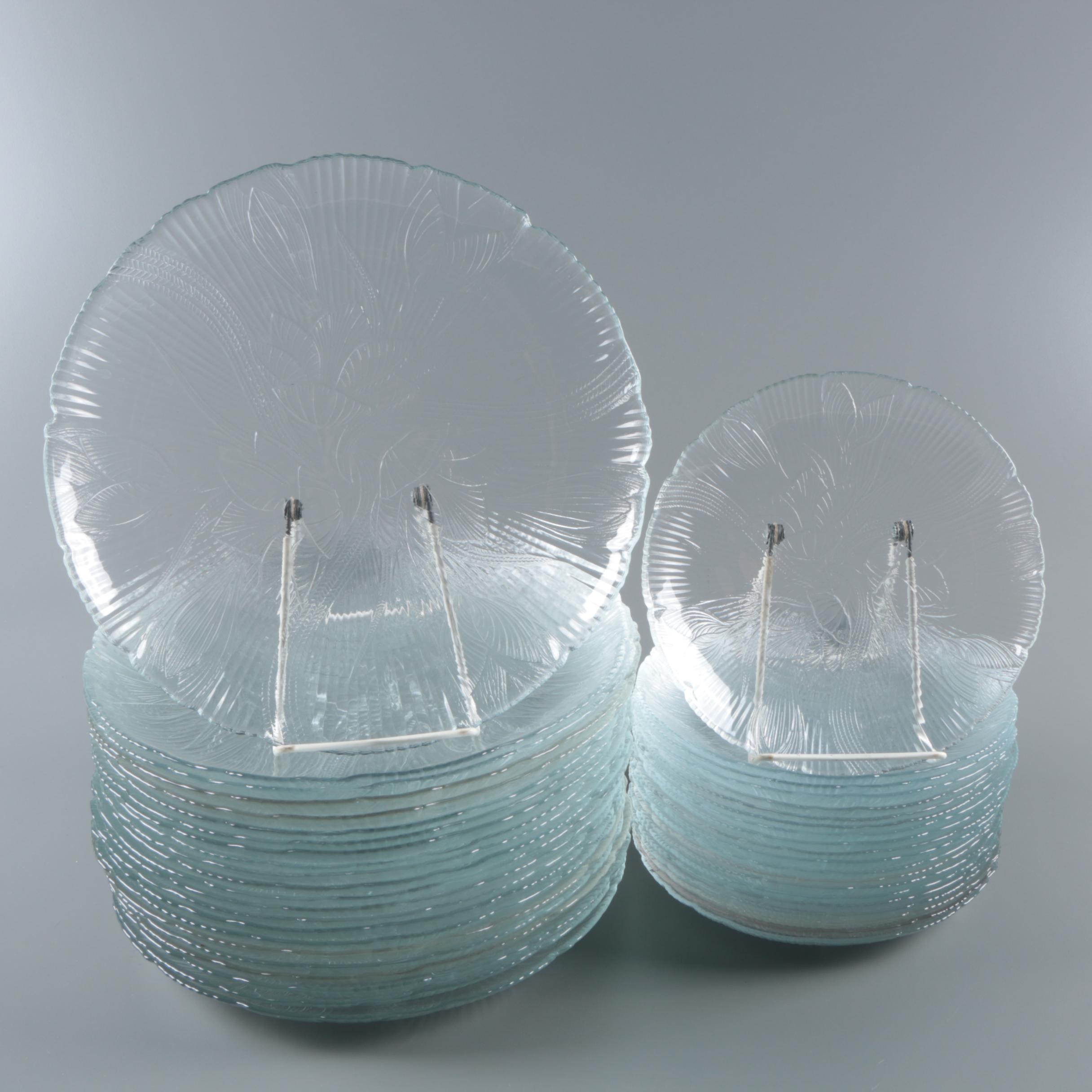 Luminarc "Canterbury" Glass Dinner and Dessert Plates EBTH