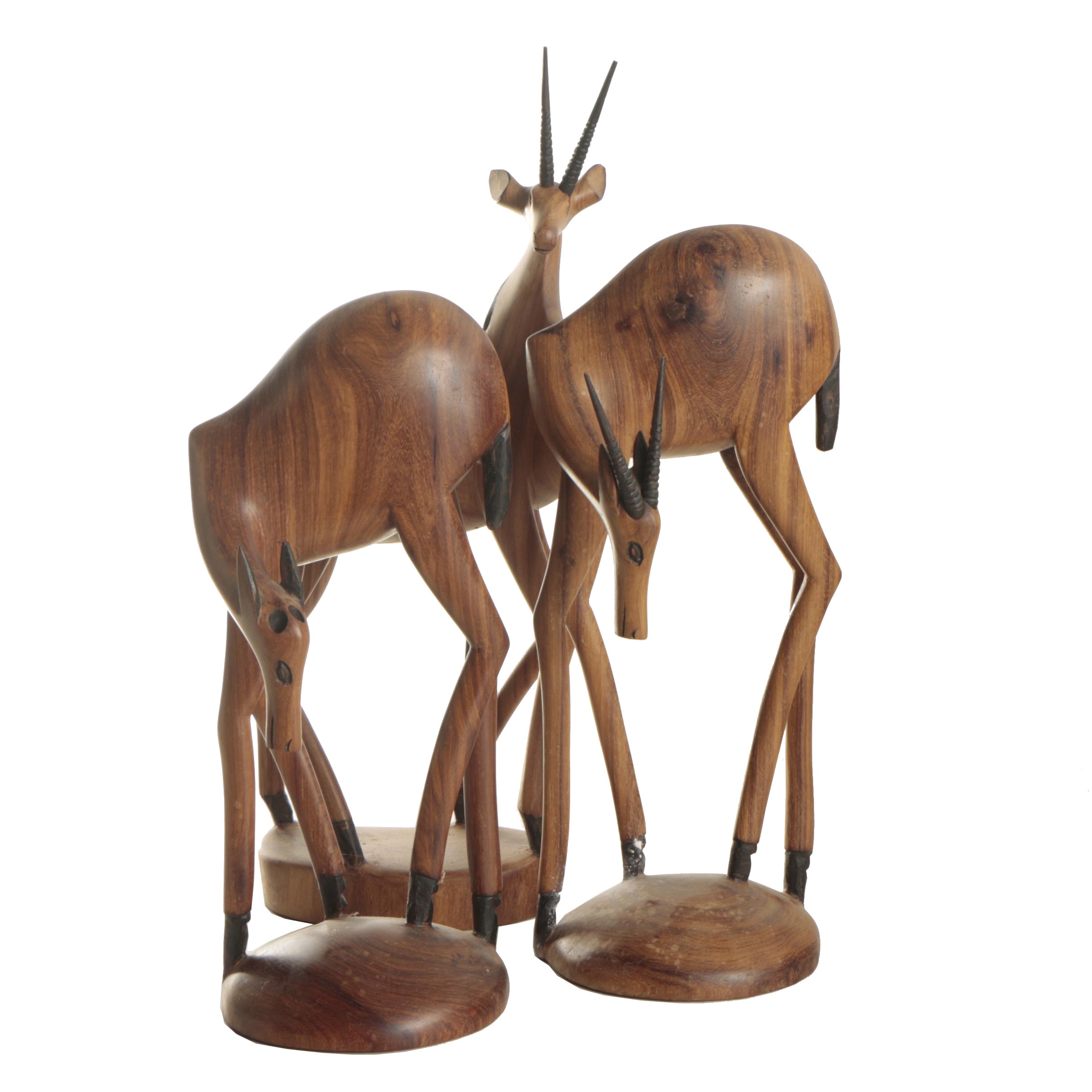 Carved Wood Animal Sculptures EBTH