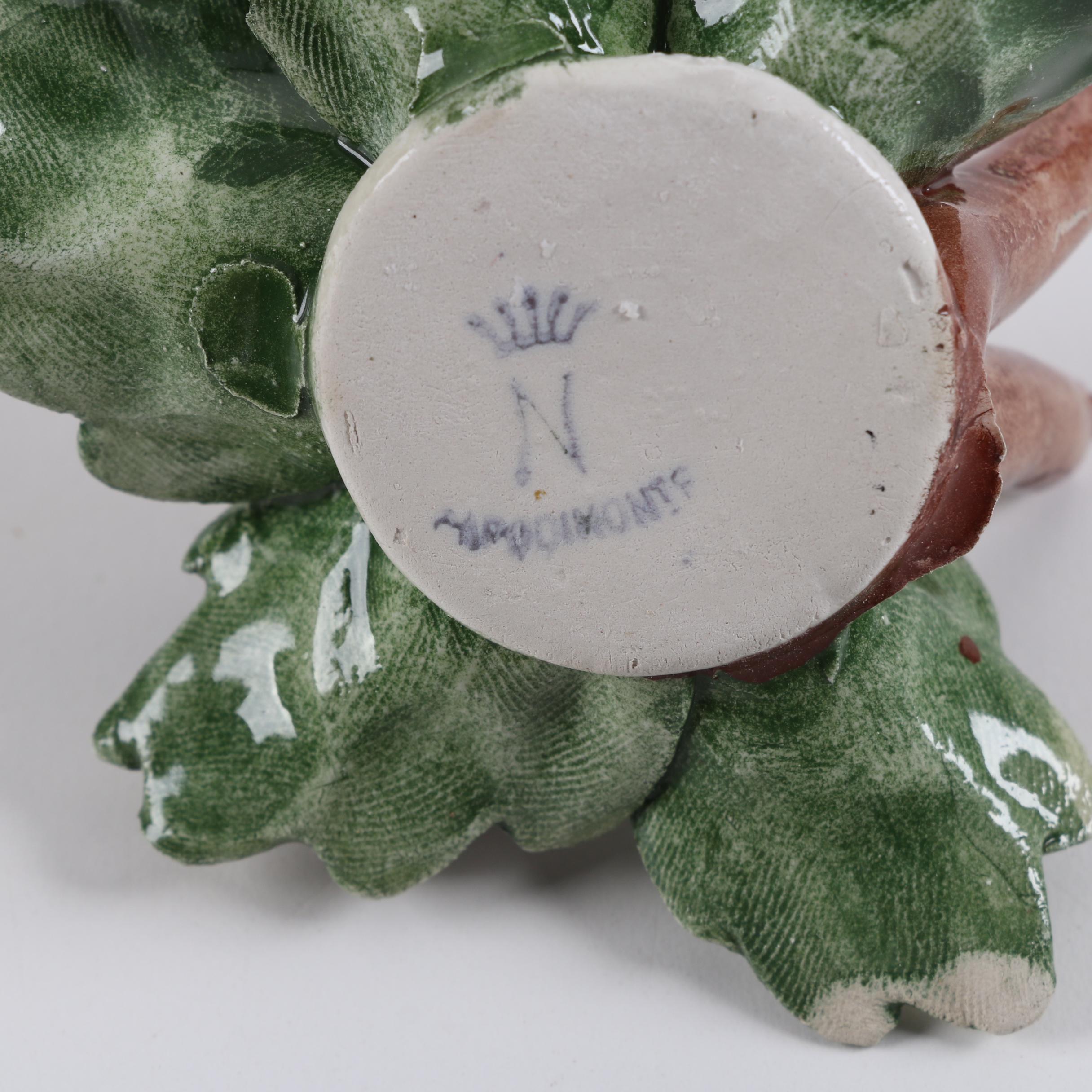 Vintage Nuova Capodimonte Porcelain Flower Figurines EBTH