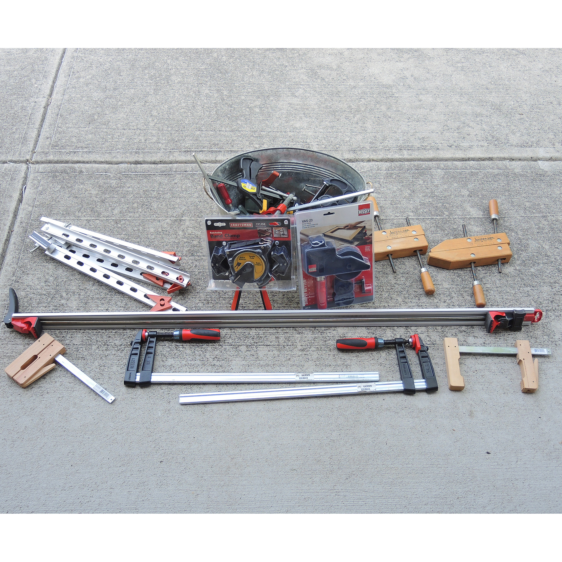 Clamps Featuring Wood Bessey and Craftsman EBTH