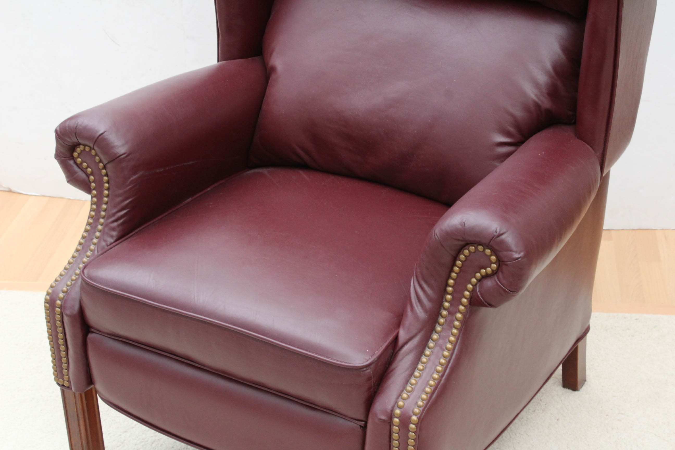 Leather Wingback Recliner EBTH