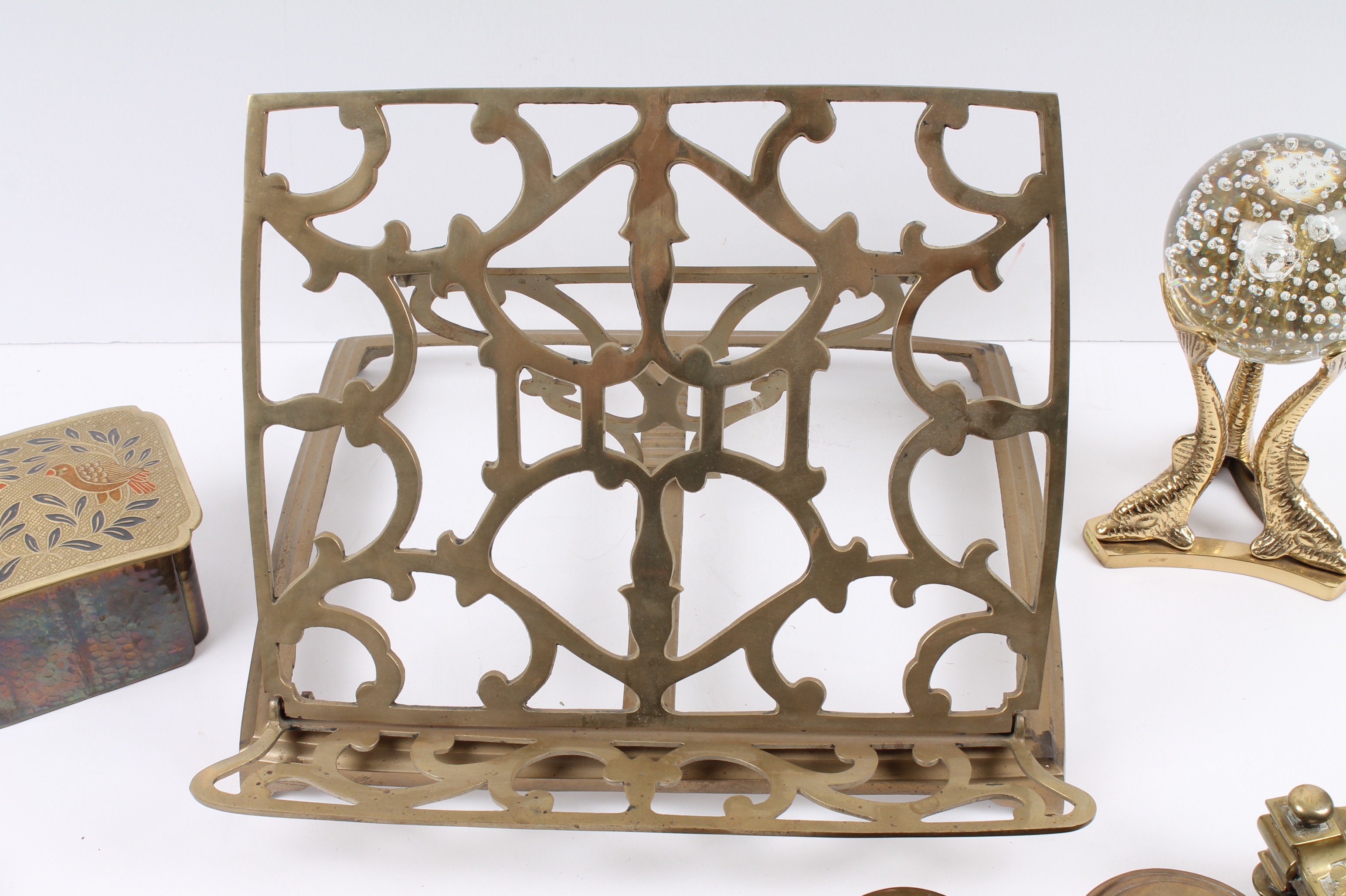 Vintage Brass Desk Accessories EBTH