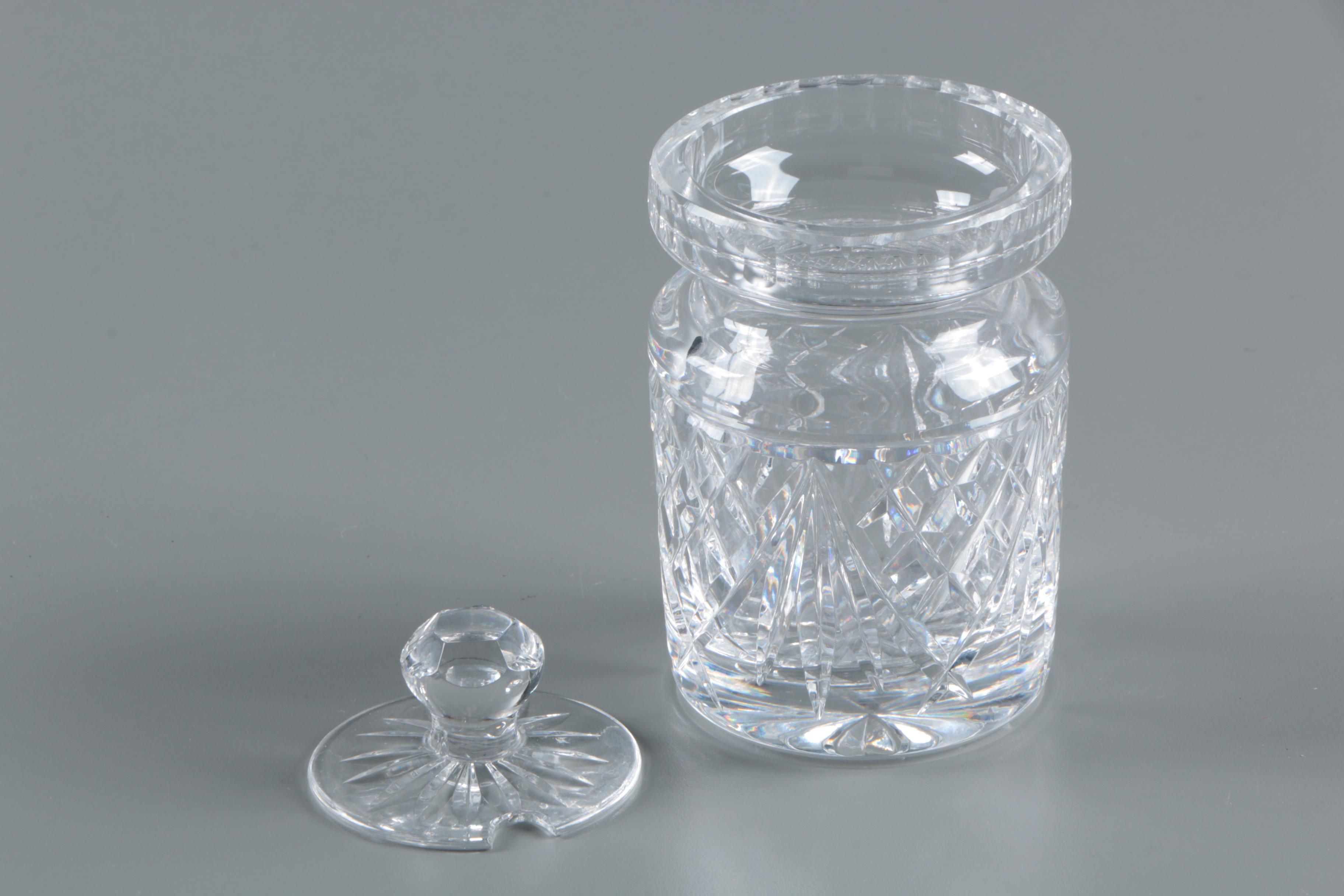 Waterford Crystal Honey Jar and Lid EBTH
