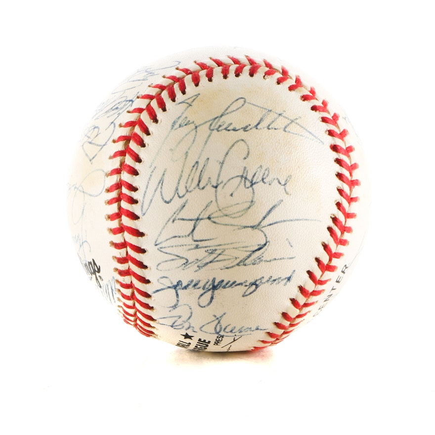 Cincinnati Reds - Autographed Signed Baseball co-signed by: Tom