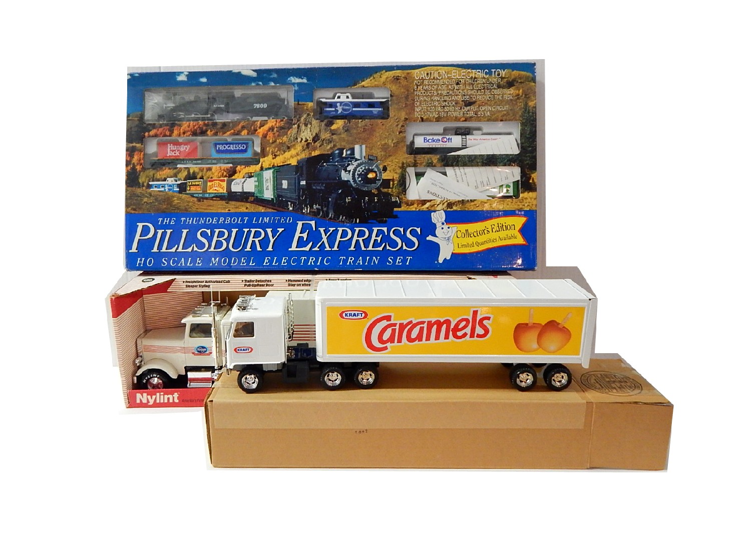 Die Casts Kraft Caramels Toy Truck, Kroger Toy Truck, HO Scale